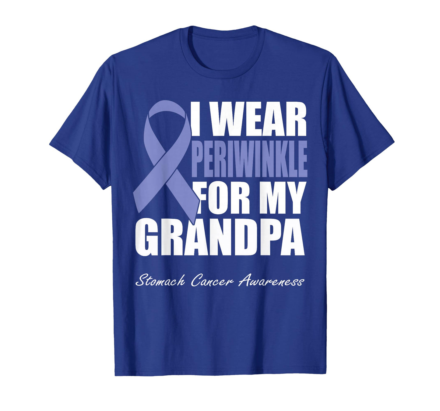 I Wear Periwinkle For My Grandpa Stomach Cancer Awareness T-Shirt