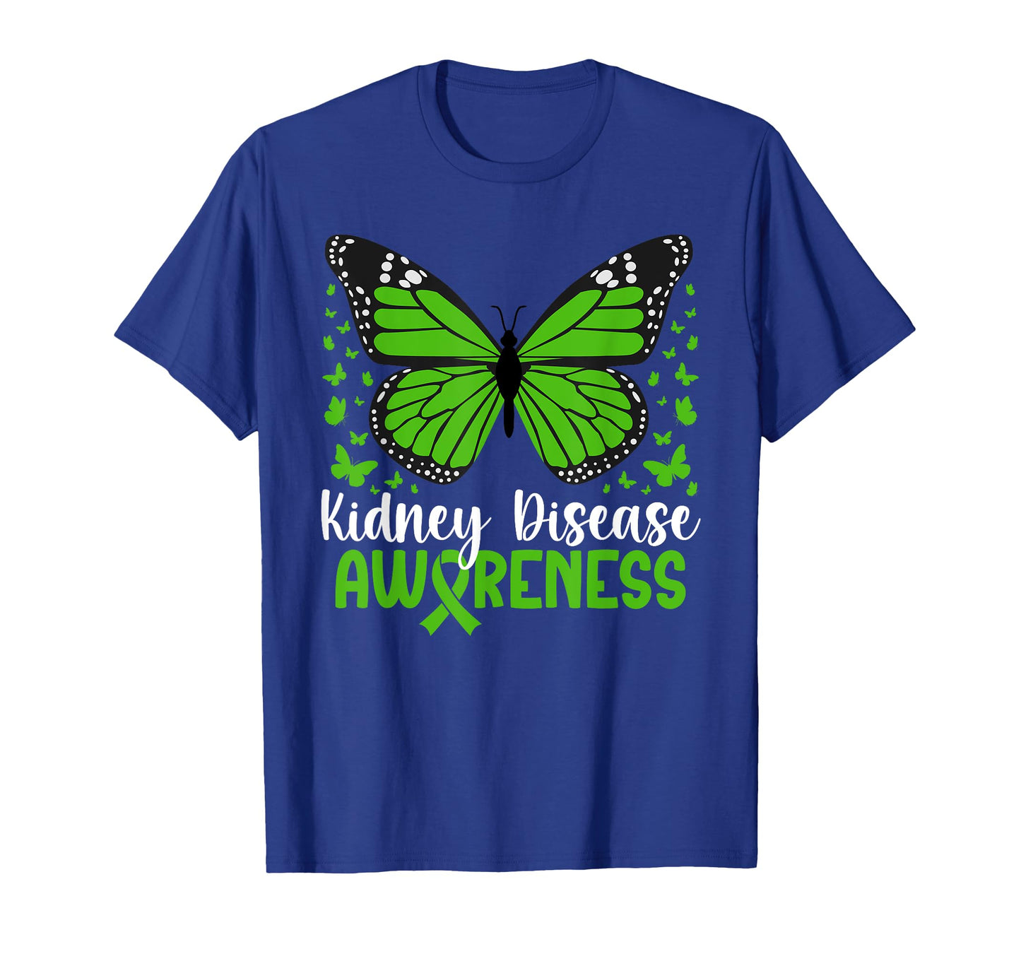 Kidney Disease Awareness Butterfly Kidney Disease Warrior T-Shirt