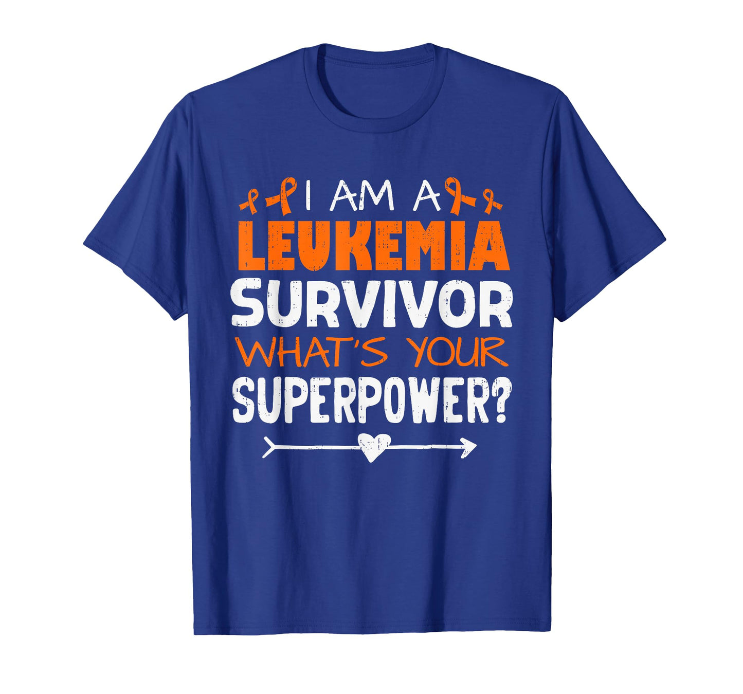 Leukemia Cancer Survivor Awareness Warrior Ribbon Orange T-Shirt