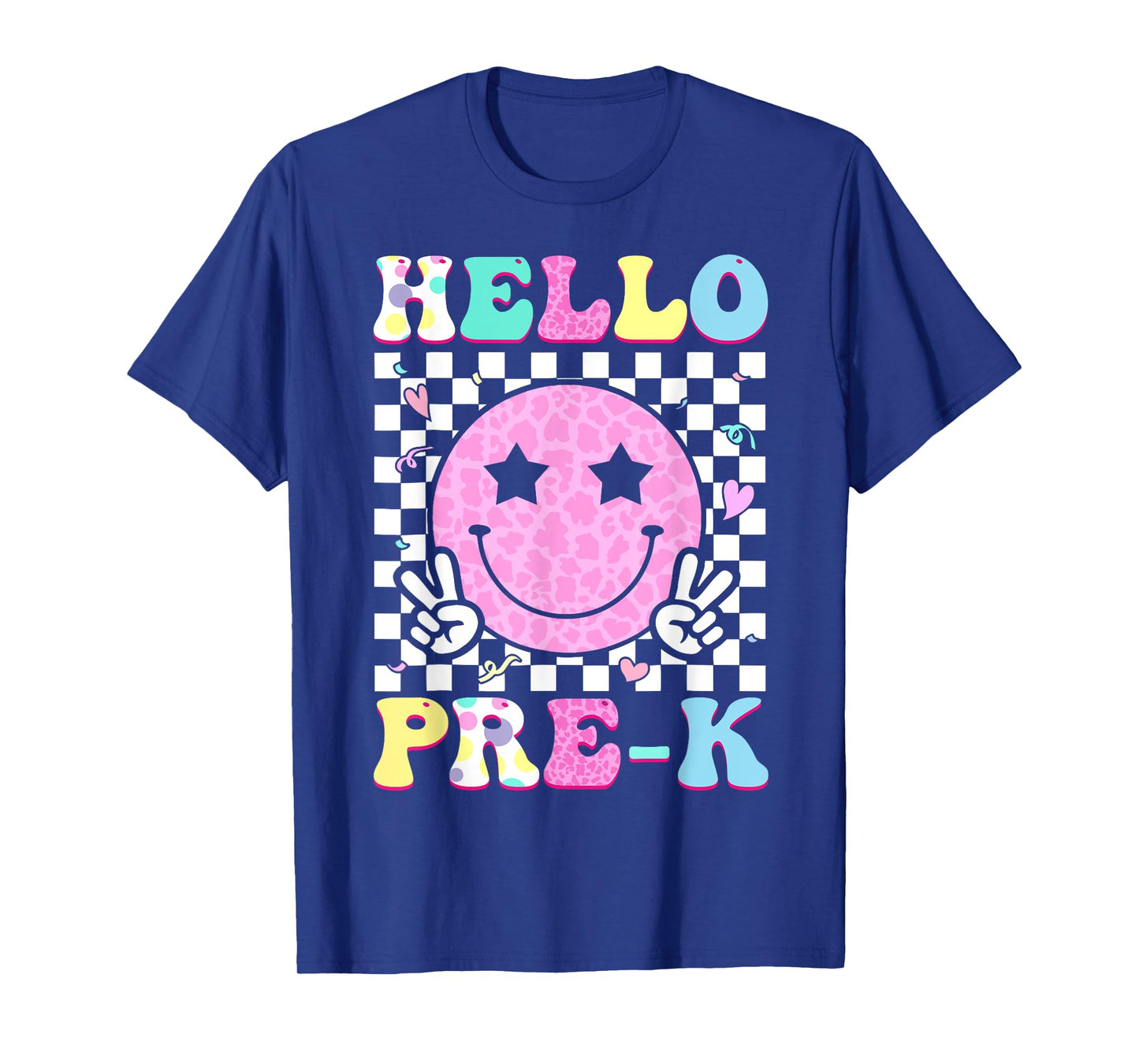 Hello Pre-K Groovy Back to School PreK Preschool Girls Kids T-Shirt