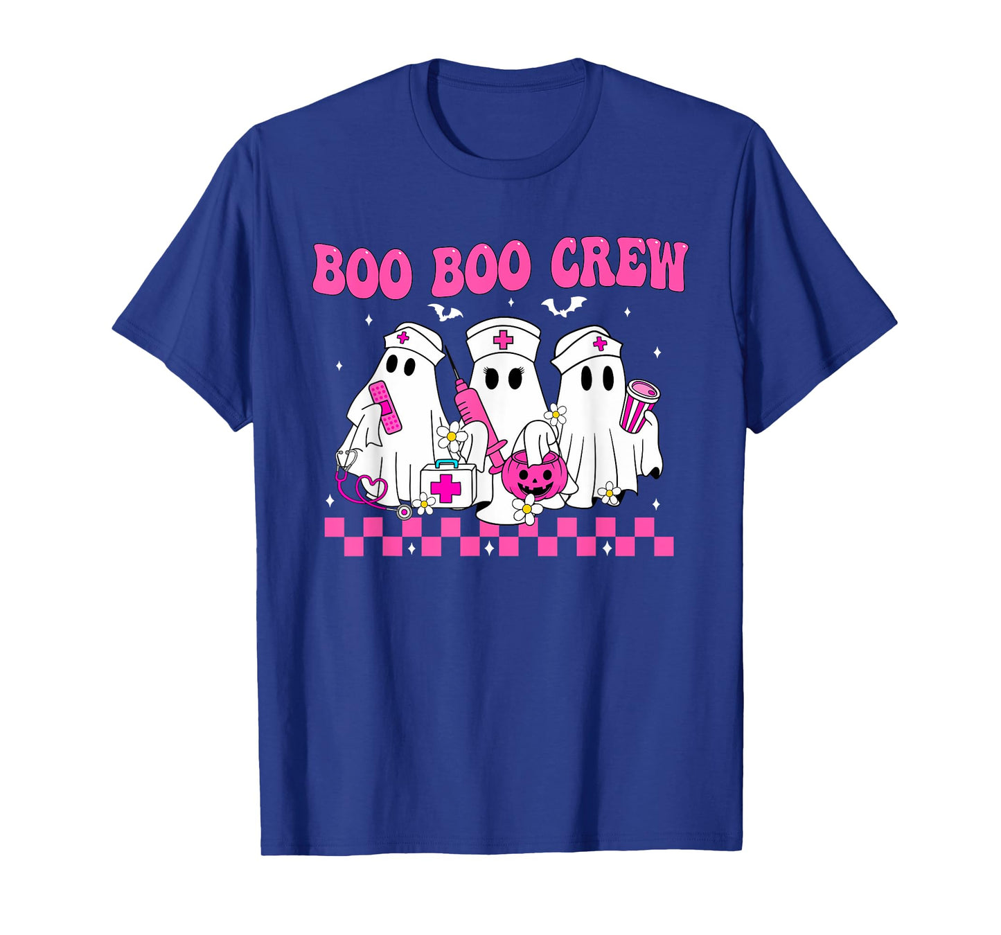 Boo Boo Crew Nurse Halloween Costume Spooky Ghost Nurse T-Shirt
