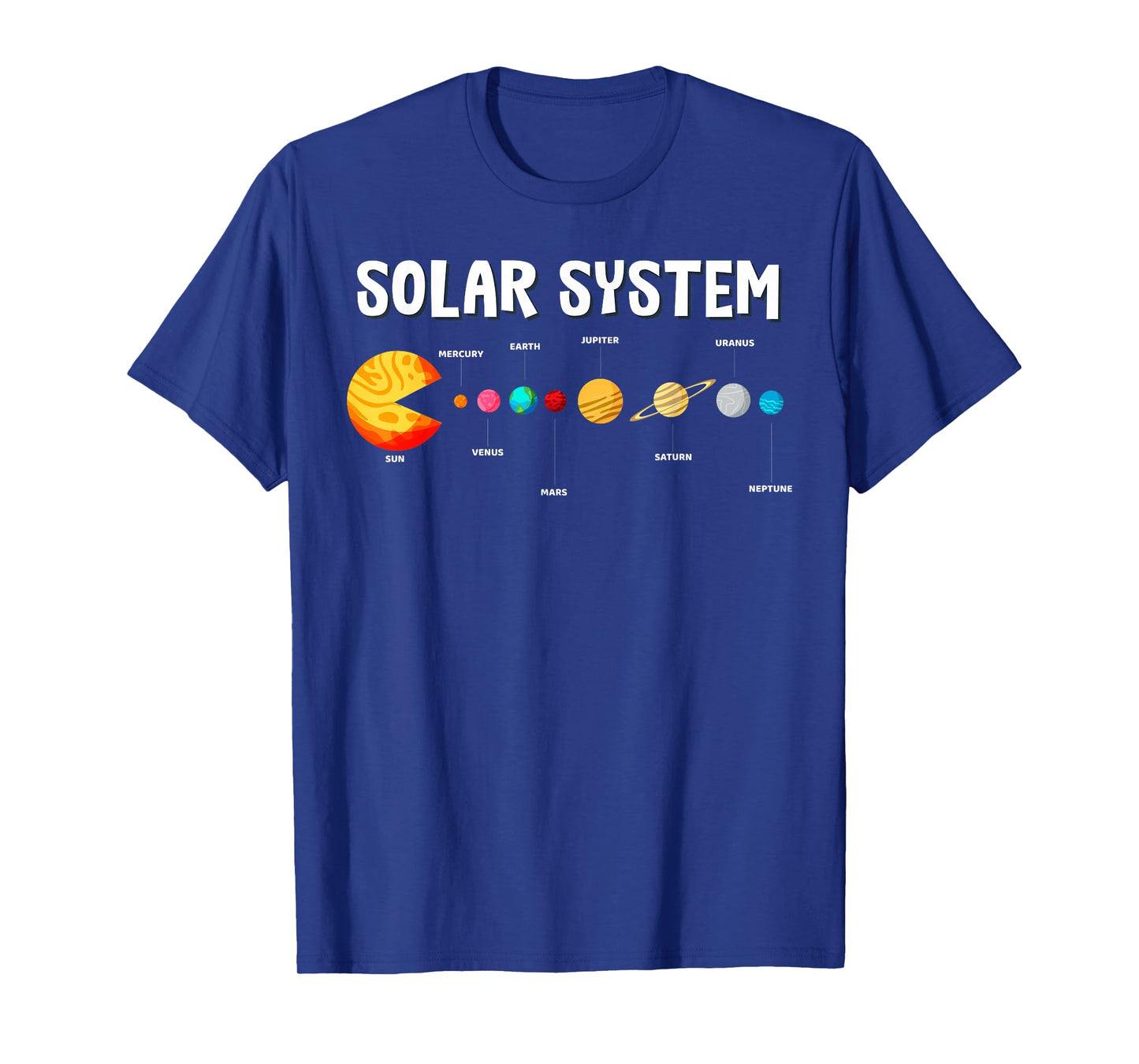 Funny Solar System Astronauts Video Games Teacher Kids 2025 T-Shirt
