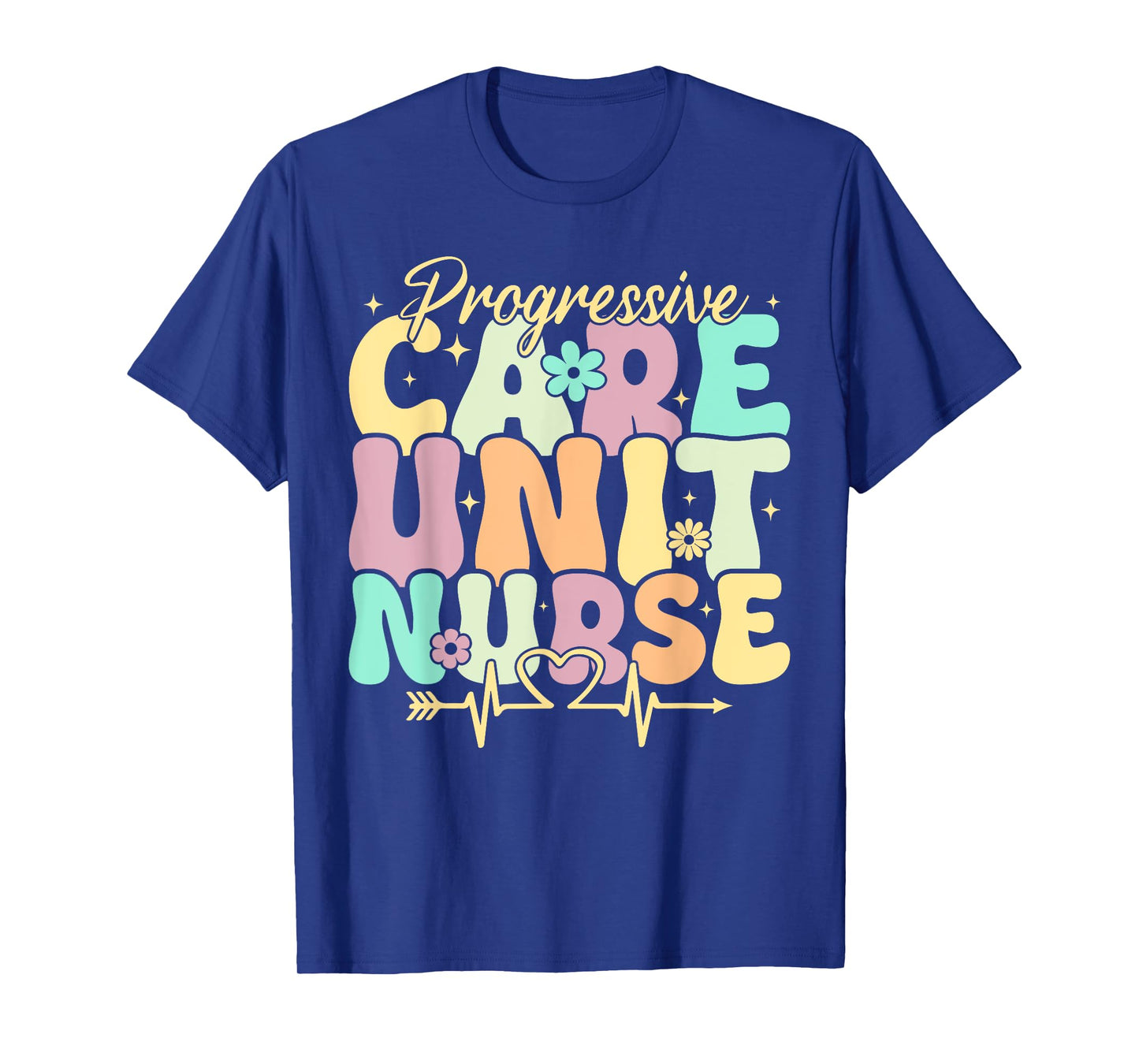 Progressive Care Unit Nurse PCU Nursing Appreciation Groovy T-Shirt