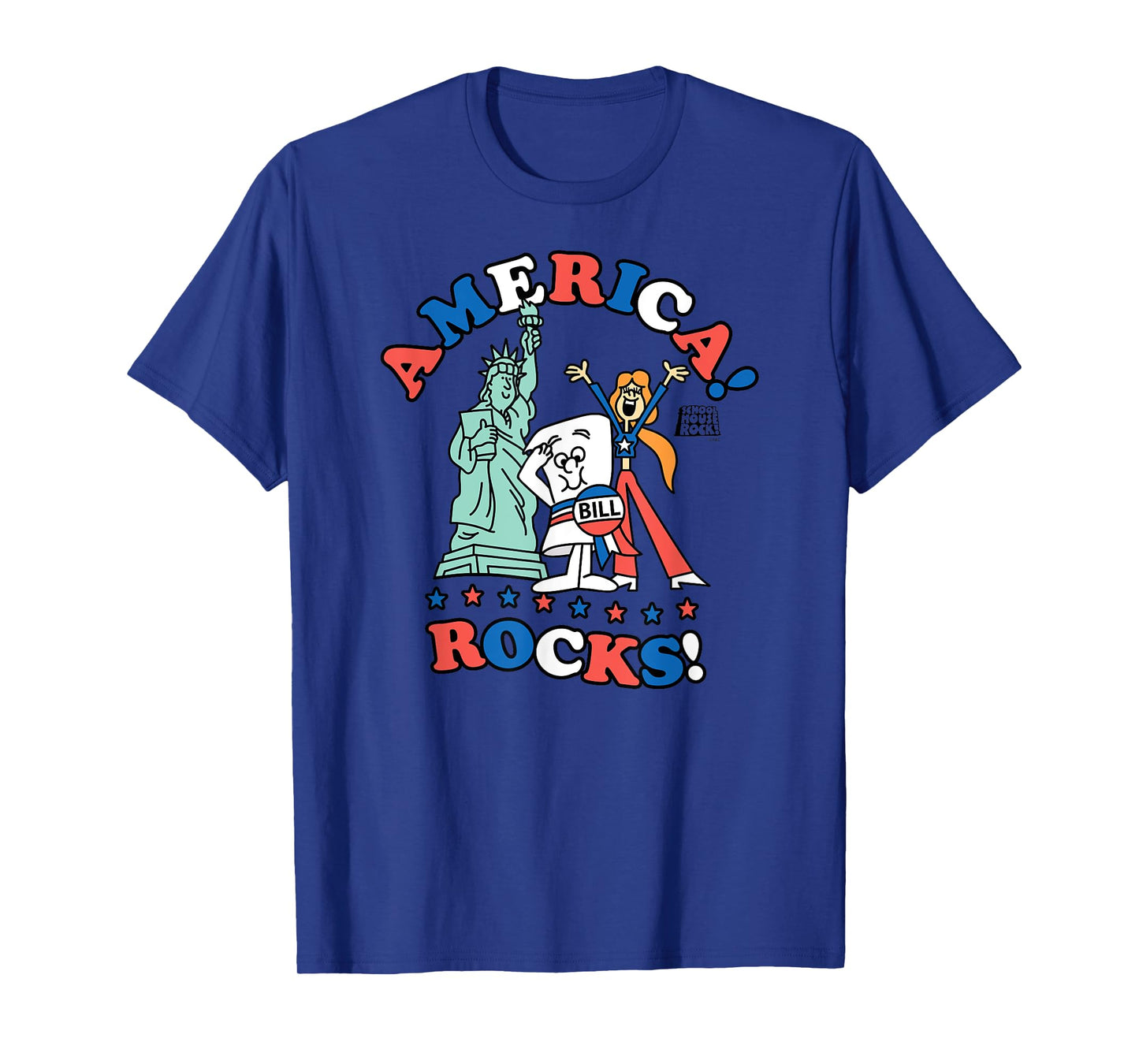 Schoolhouse Rock America Rocks Flag T-Shirt