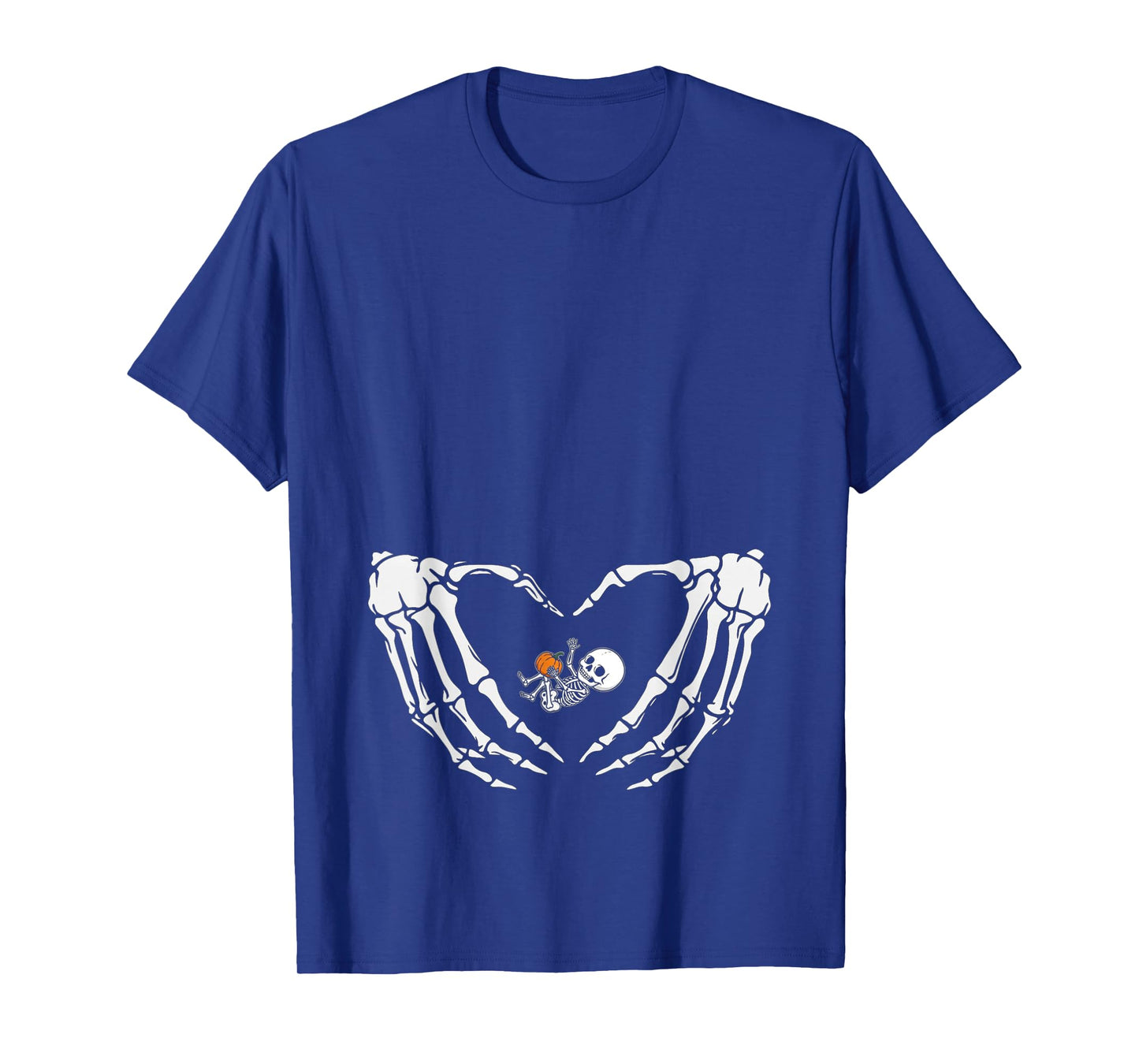 Baby Skeleton Heart Hand Halloween X-ray Pregnancy Spooky T-Shirt