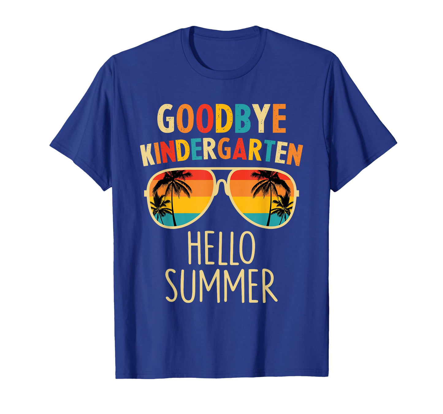 Goodbye Kindergarten Hello Summer Last Day Graduation Boys T-Shirt