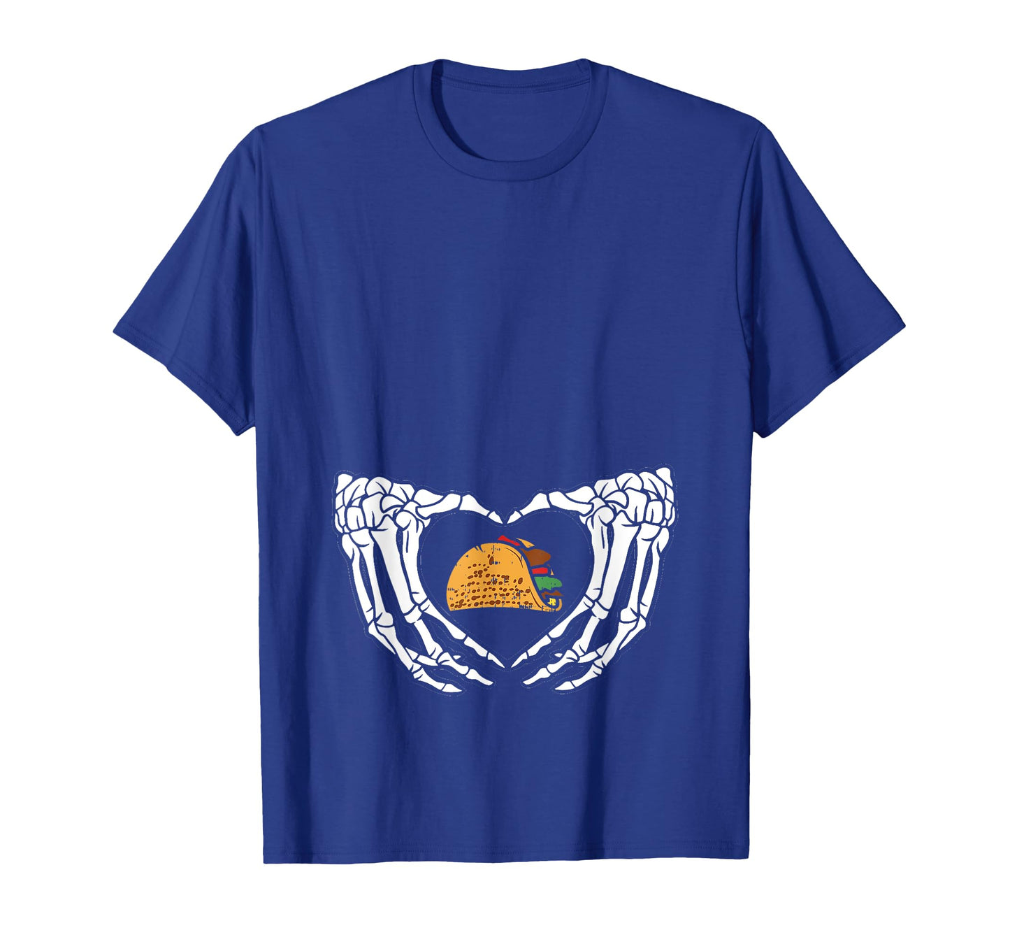 Halloween Dad Skeleton Taco Belly Funny Pregnancy Couple Men T-Shirt