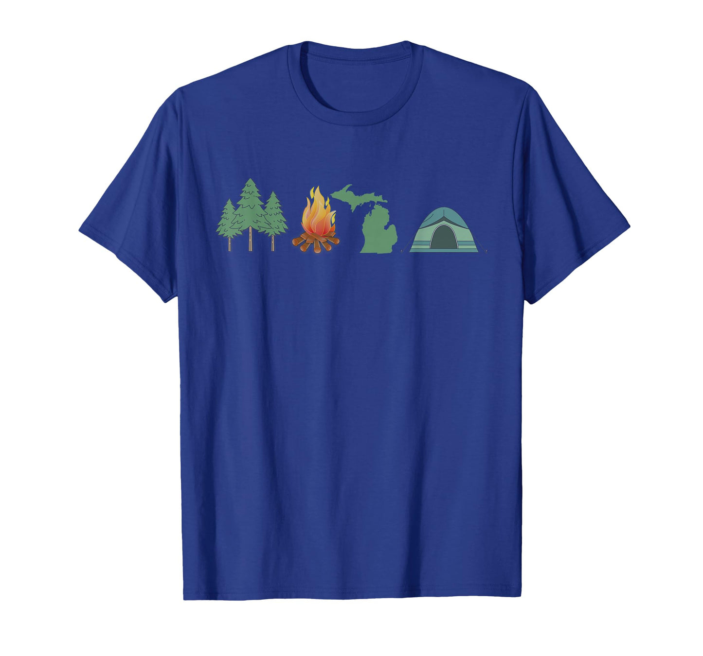 Michigan Camping, Canoeing, and Hiking, Nature T-Shirt T-Shirt