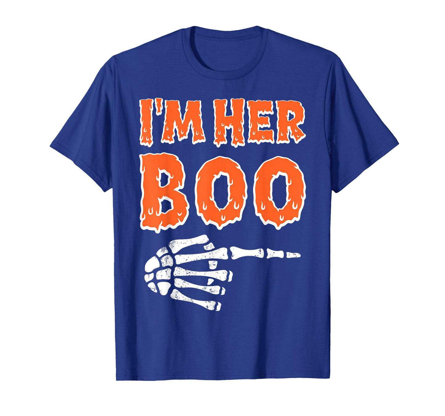 Iβm Her Boo Iβm His Ghoul Funny Halloween Matching Couples T-Shirt