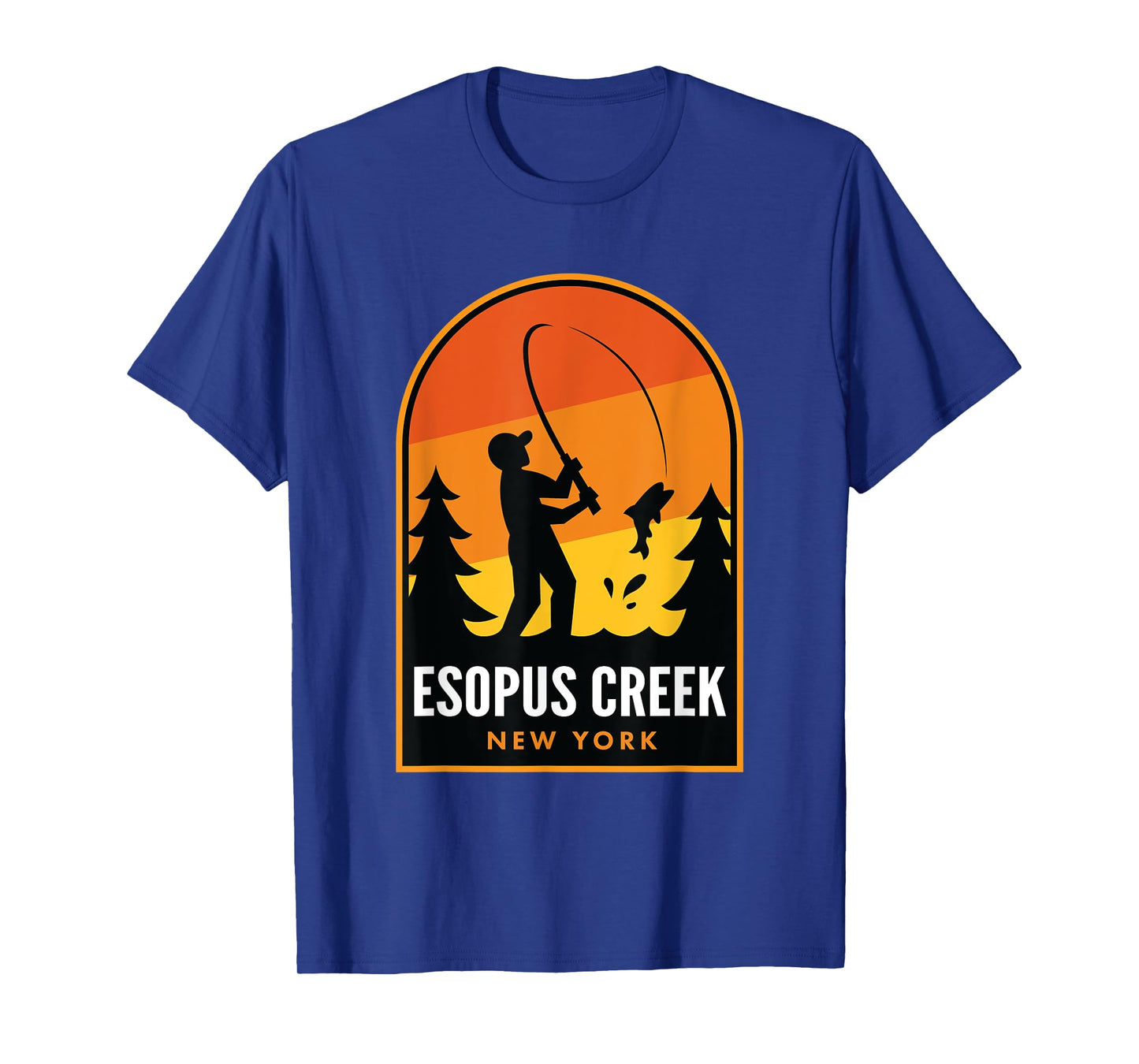 Esopus Creek New York Fishing T-Shirt