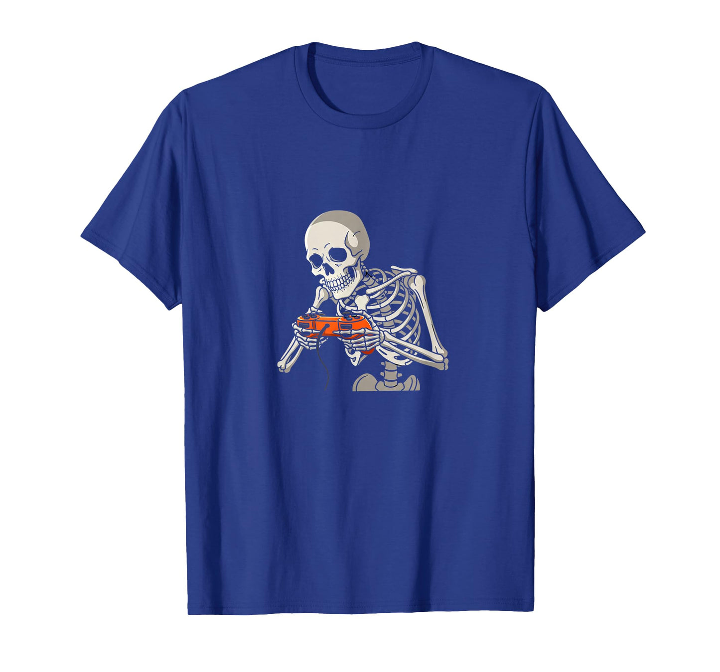 Skeleton Gamer Hallowen Video Games Boys Mens Womens Girls T-Shirt