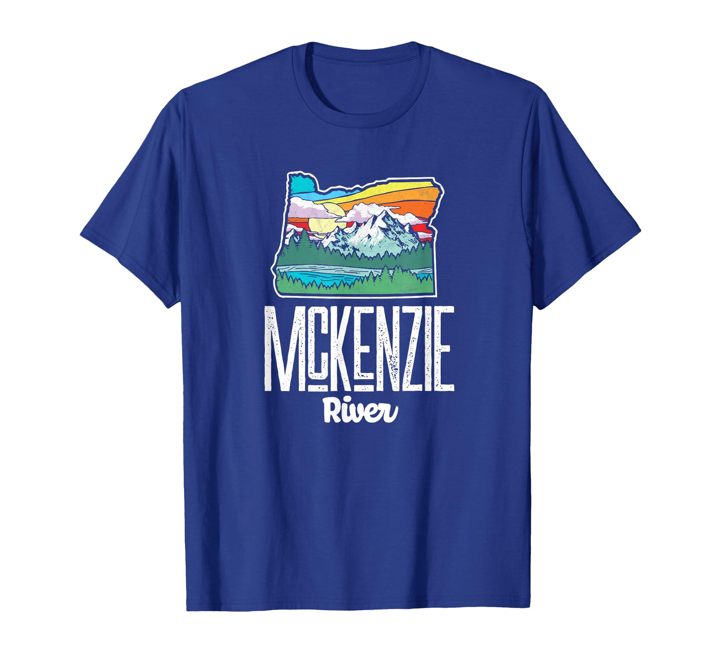 McKenzie River Vintage Oregon Nature & Outdoors Retro T-Shirt
