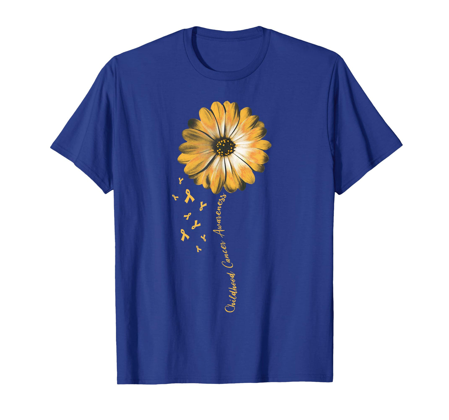 Daisy Flower Childhood Cancer Awareness Gifts T-Shirt