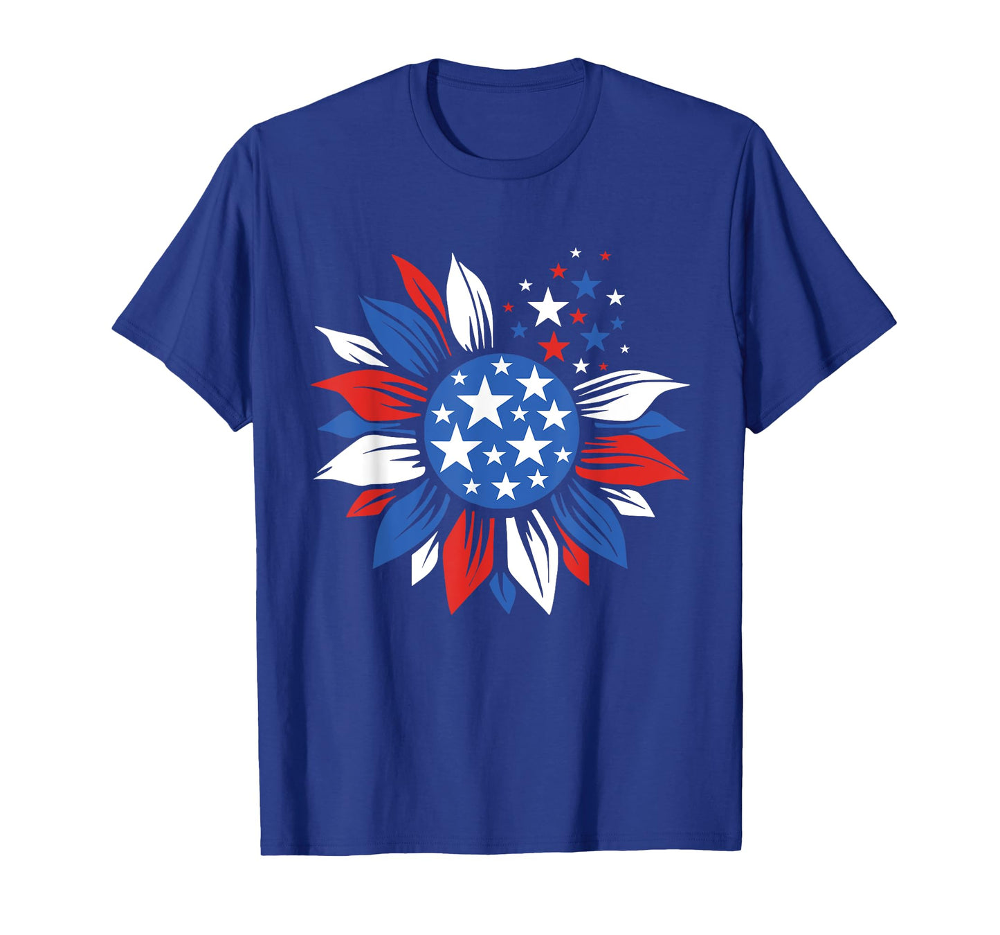 America Sunflower 4th Of July Patriotic American 4th Of July T-Shirt