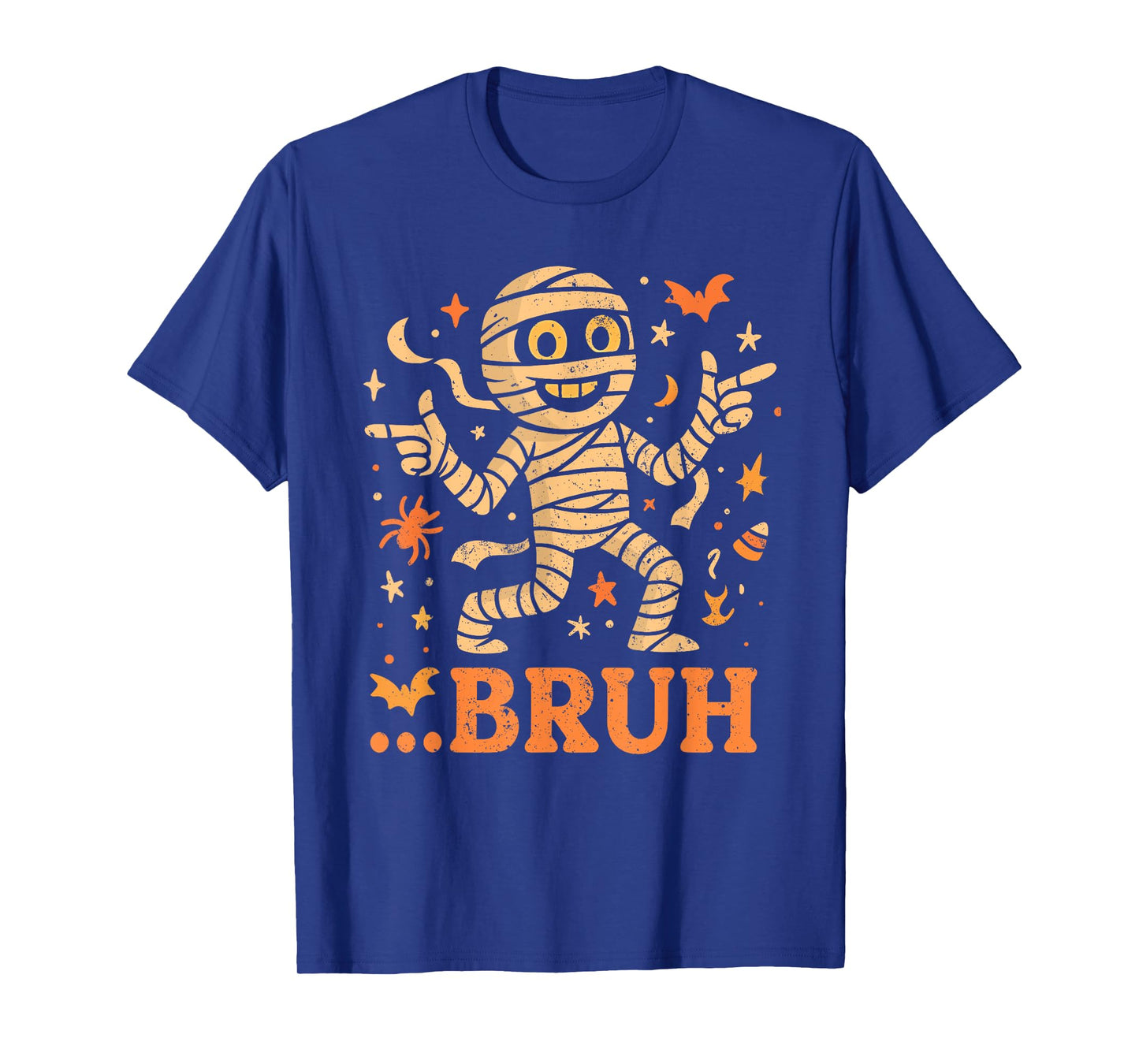 Bruh Mummy Halloween Costume Funny Trick Or Treat Meme Party T-Shirt