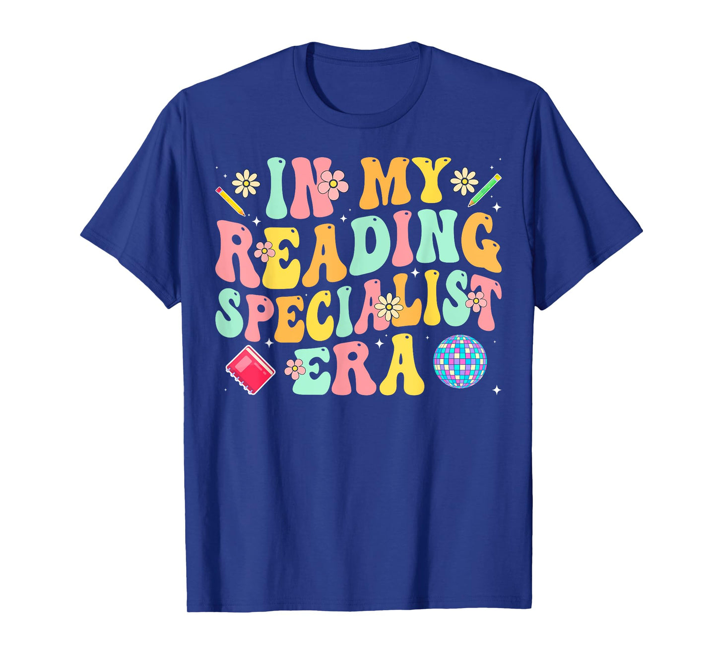 In My Reading Specialist Era - Reading Teacher Groovy Gifts T-Shirt