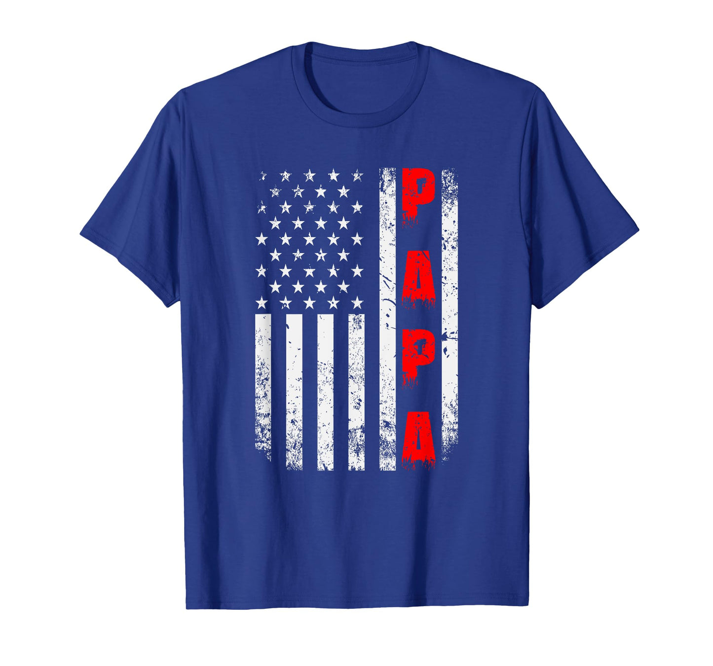 US Flag Papa Father T-Shirt