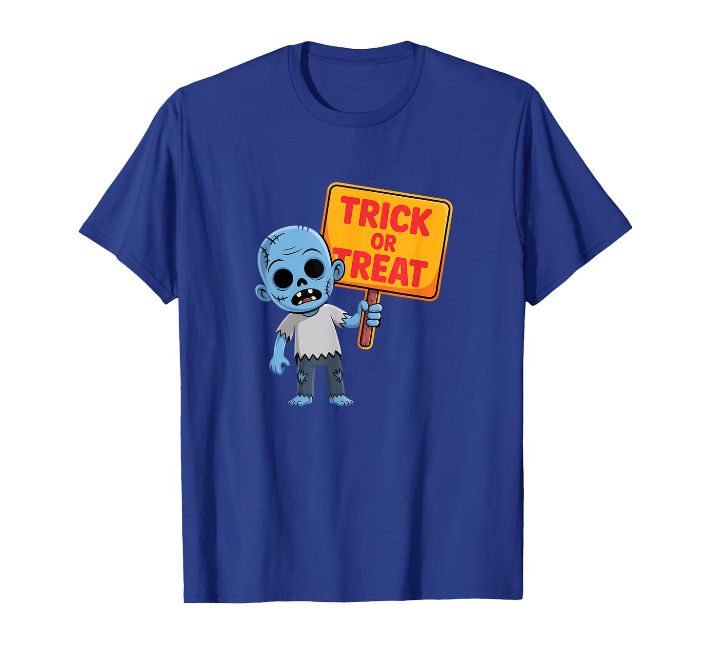 Spooky Trick or Treat Zombie Gift for Men Women T-Shirt
