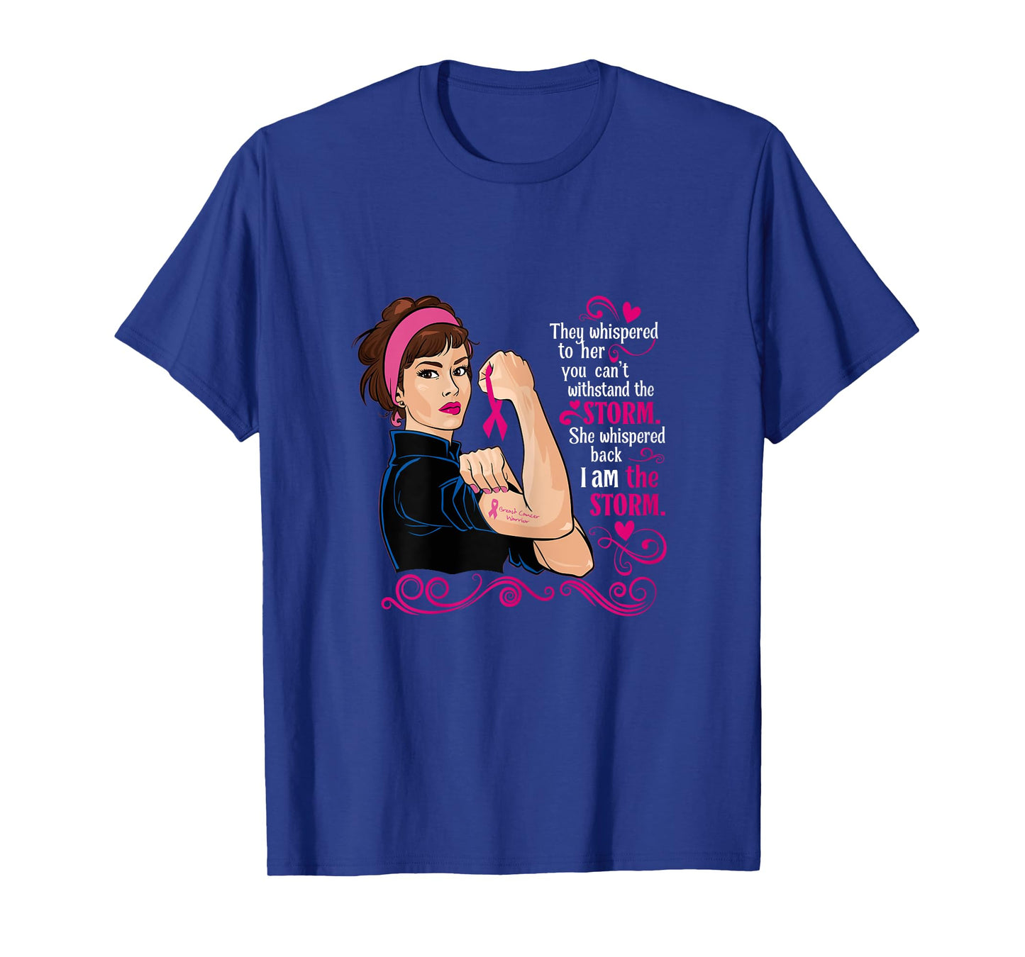 I'm The Storm Pink Ribbon Breast Cancer Survivor Warrior T-Shirt