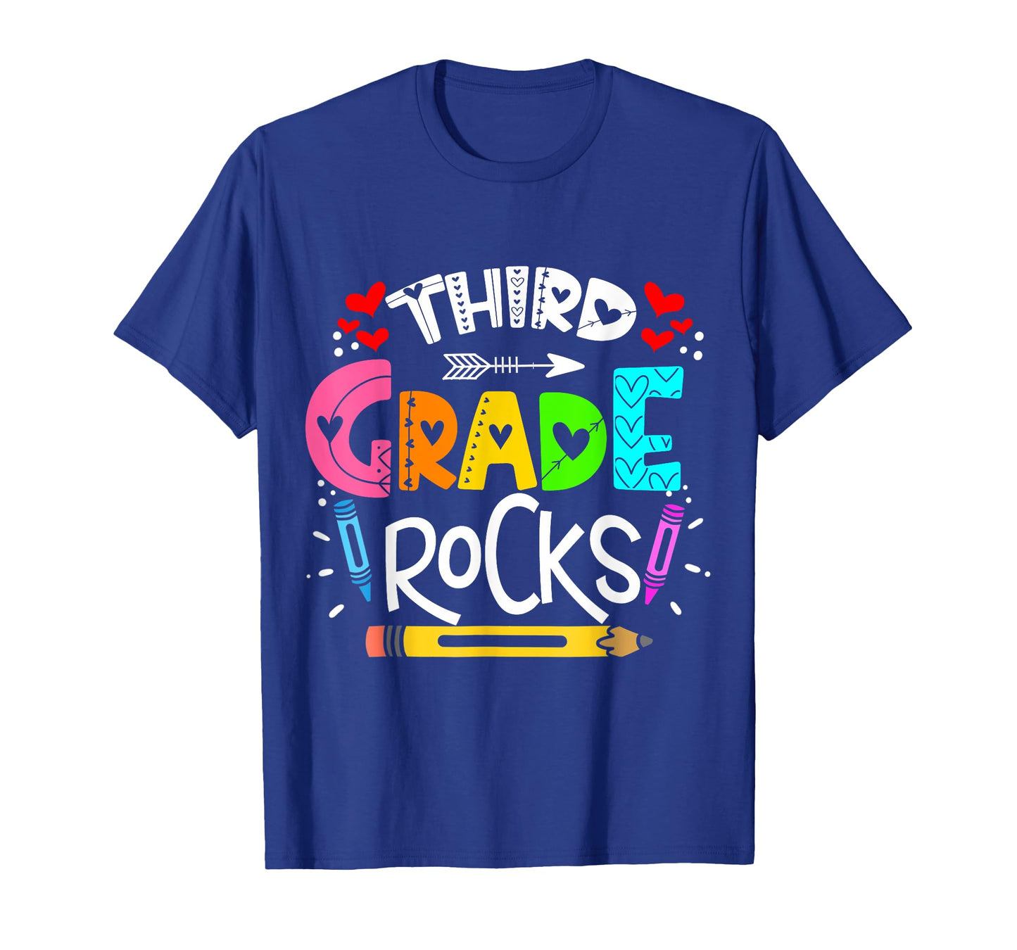 3rd grade rocks rocking 3rd grade teacher T-Shirt