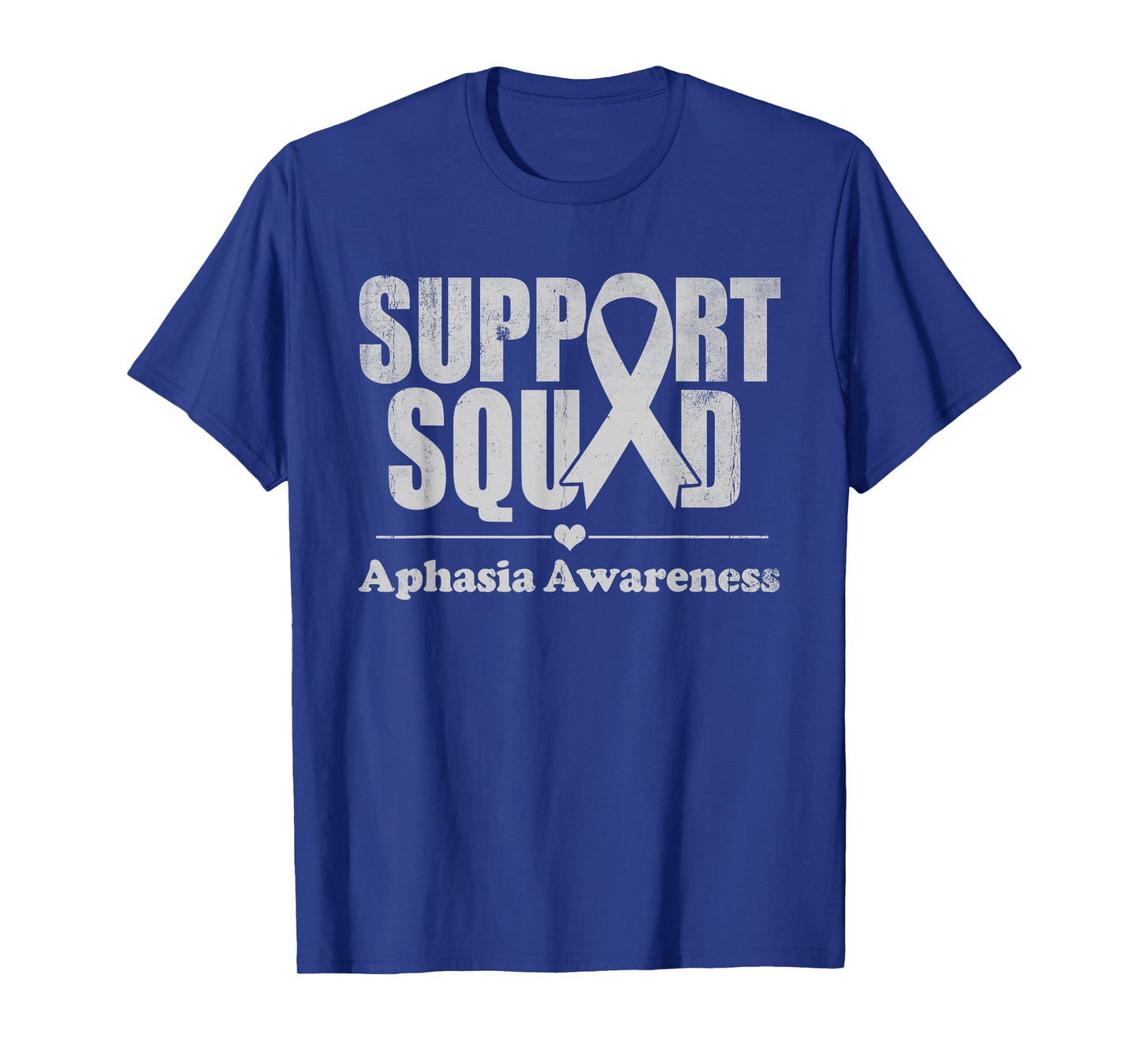 Aphasia Awareness Support Squad Gray Ribbon Support Family T-Shirt