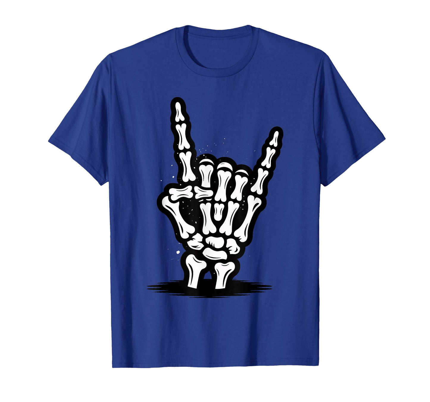 Punk Rock Skeleton Cool Rocker Halloween T-Shirt