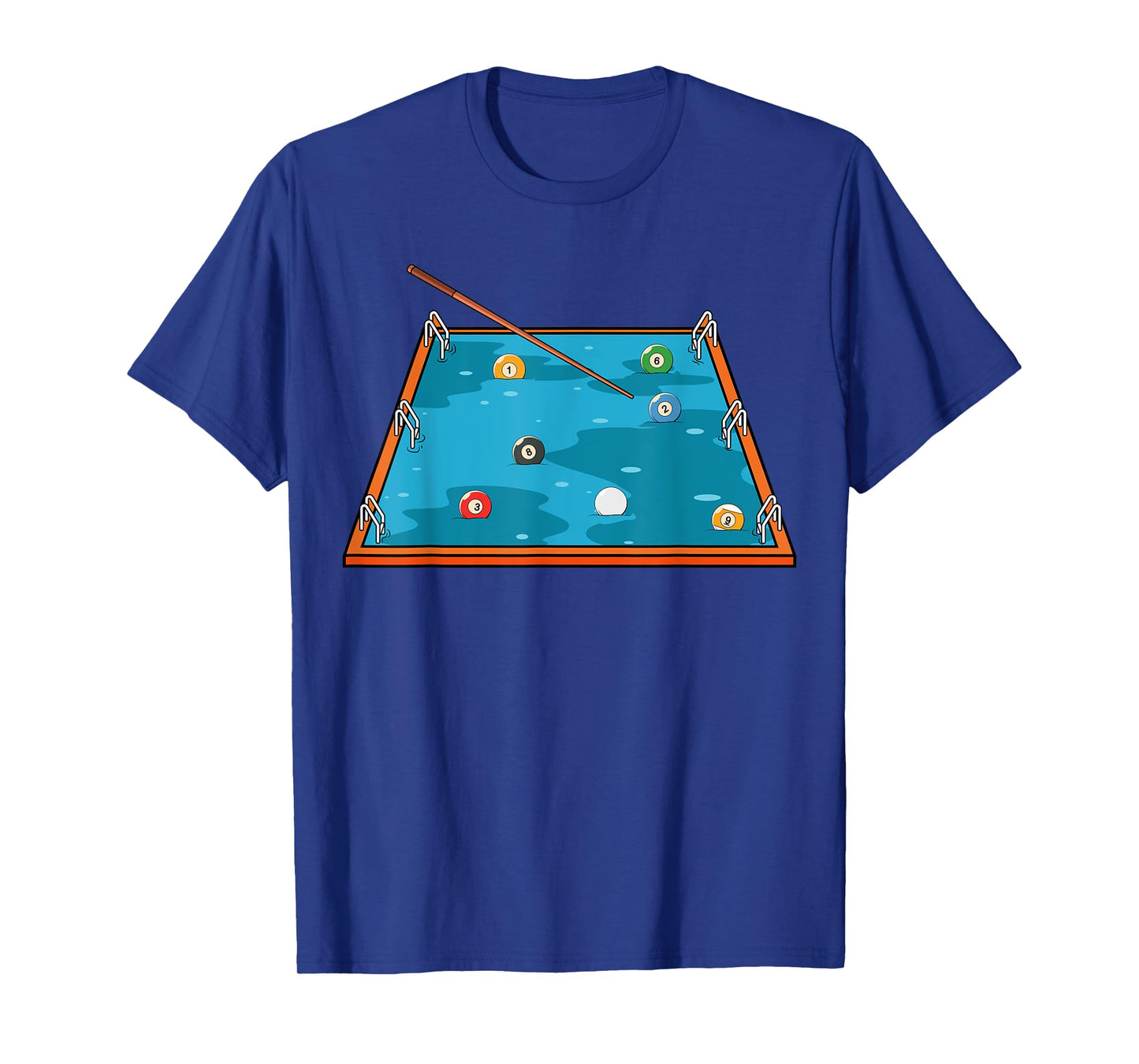 Swimming Pool Billiard Player Snooker T-Shirt