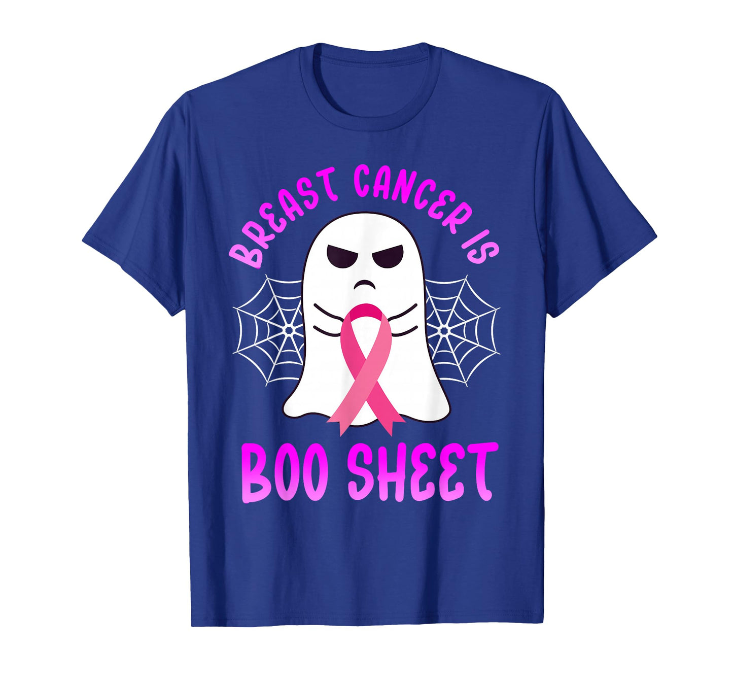 Breast Cancer Is Boo Sheet Halloween Breast Cancer Awareness T-Shirt