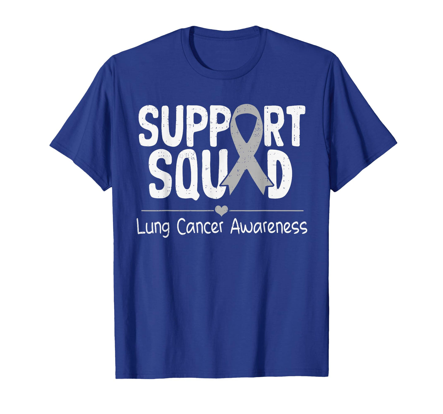 Support Lung Cancer Awareness White Ribbon Mens Womens Kids T-Shirt