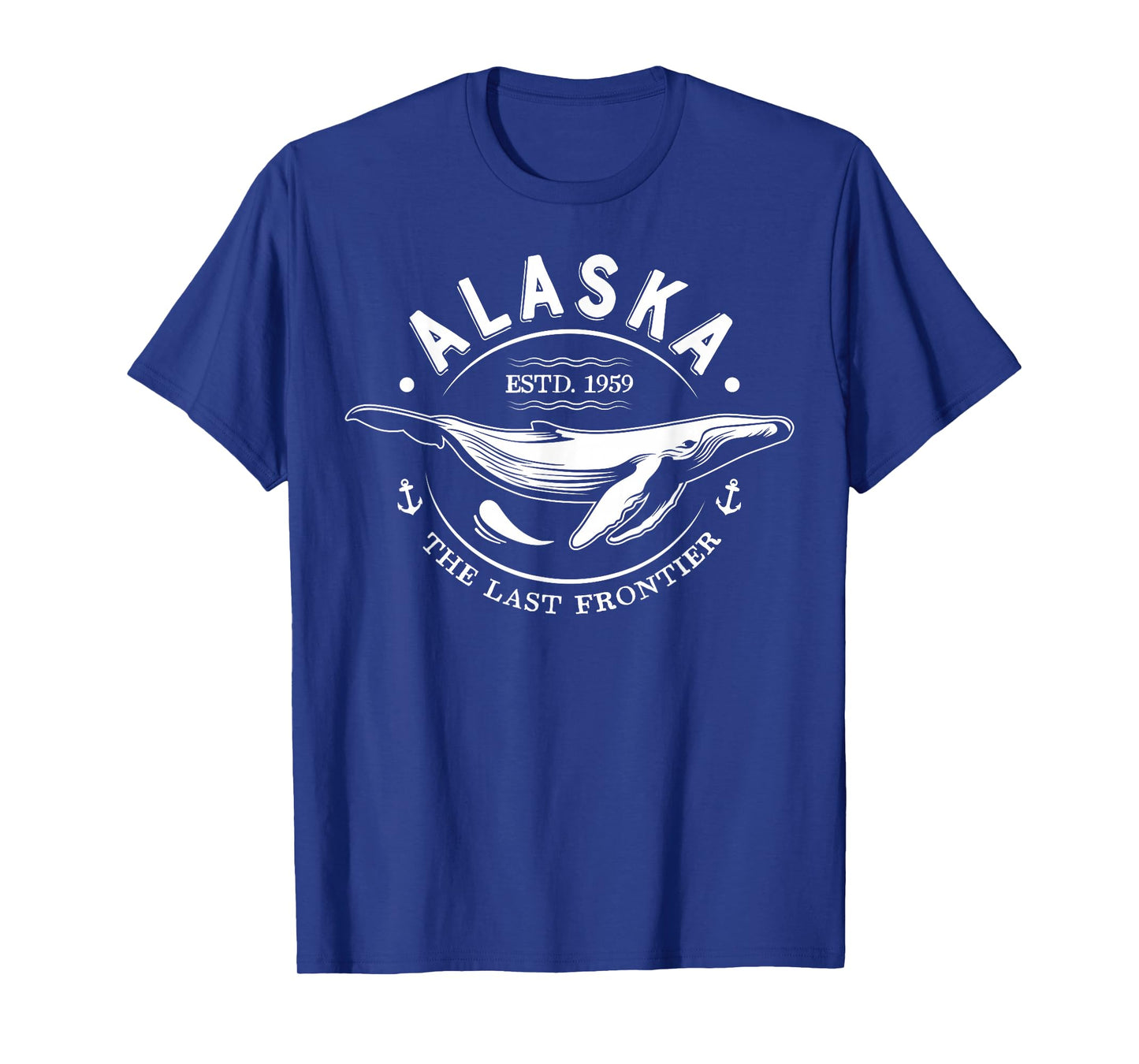 Alaska The Last Frontier Whale Home Cruise Vintage Men Women T-Shirt