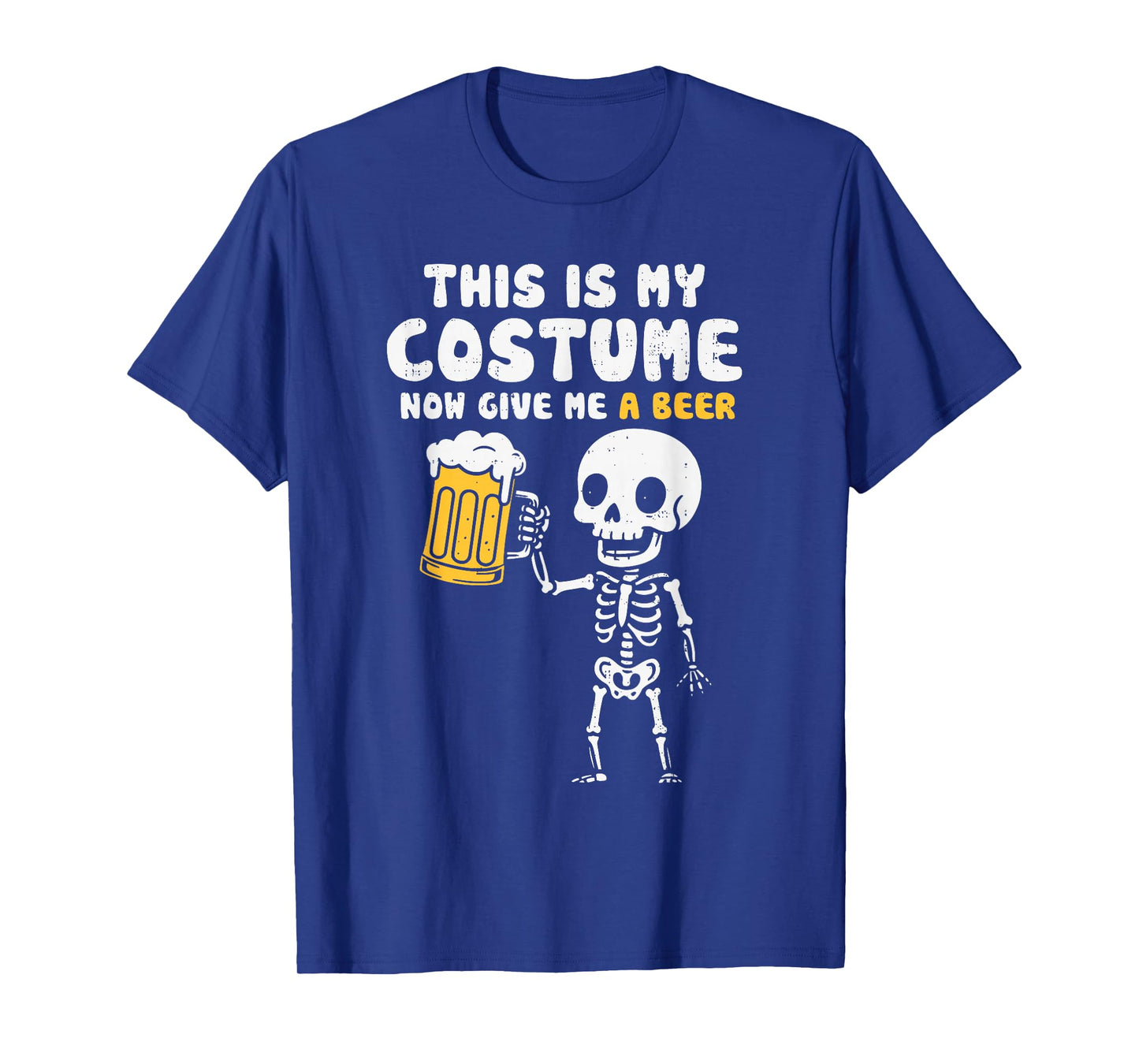 This is My Costume Beer Halloween Party Drinking Dad Mens T-Shirt