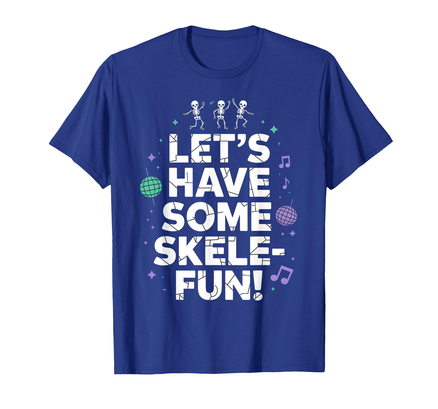 Funny Skeleton Halloween Quote Retro Skull Fall Design T-Shirt