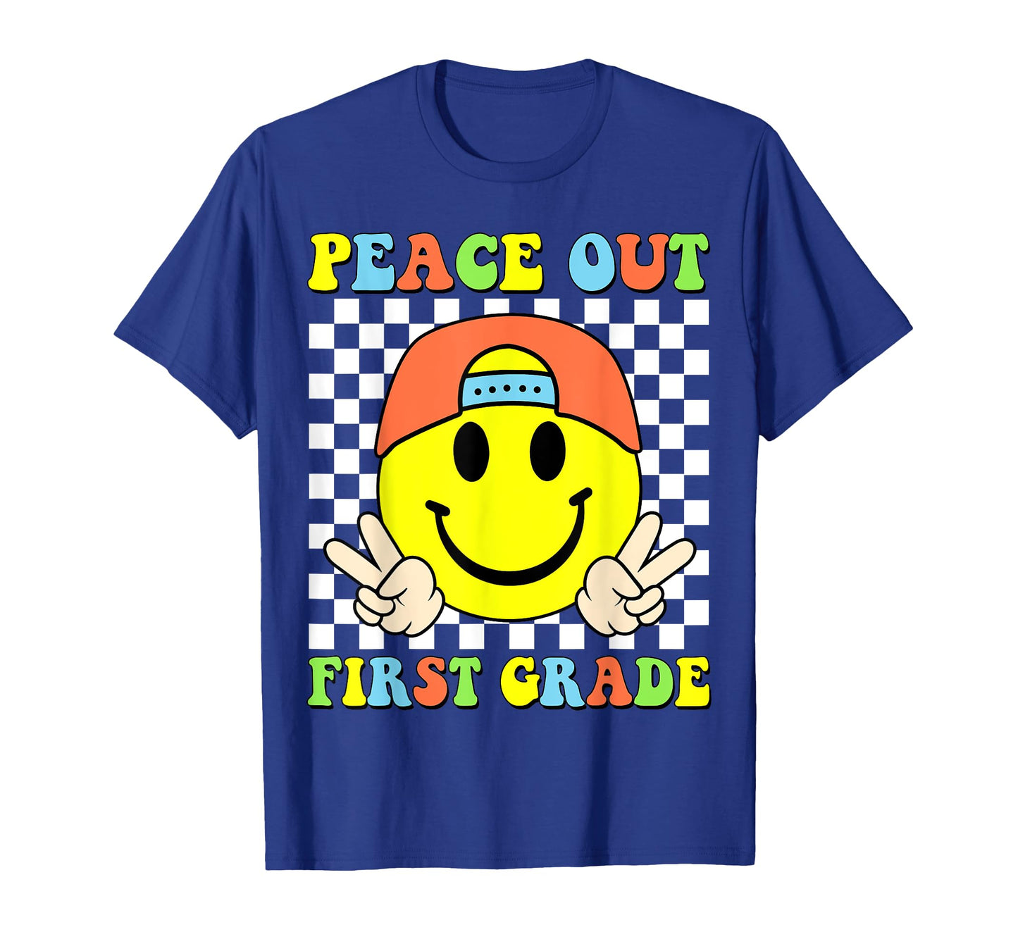 Peace Out 1st Grade Boys Kid Graduation Last Day Of School T-Shirt