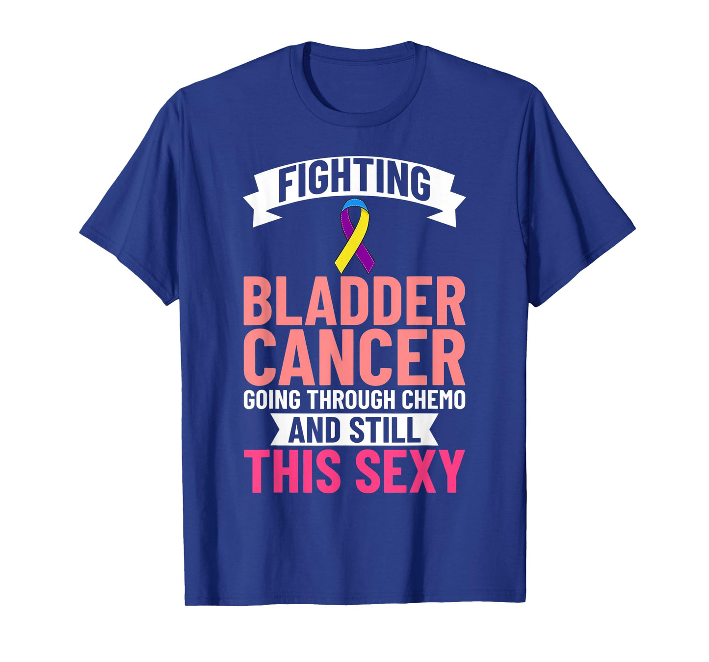 Bladder Cancer Ribbon Awareness Chemo Survivor T-Shirt
