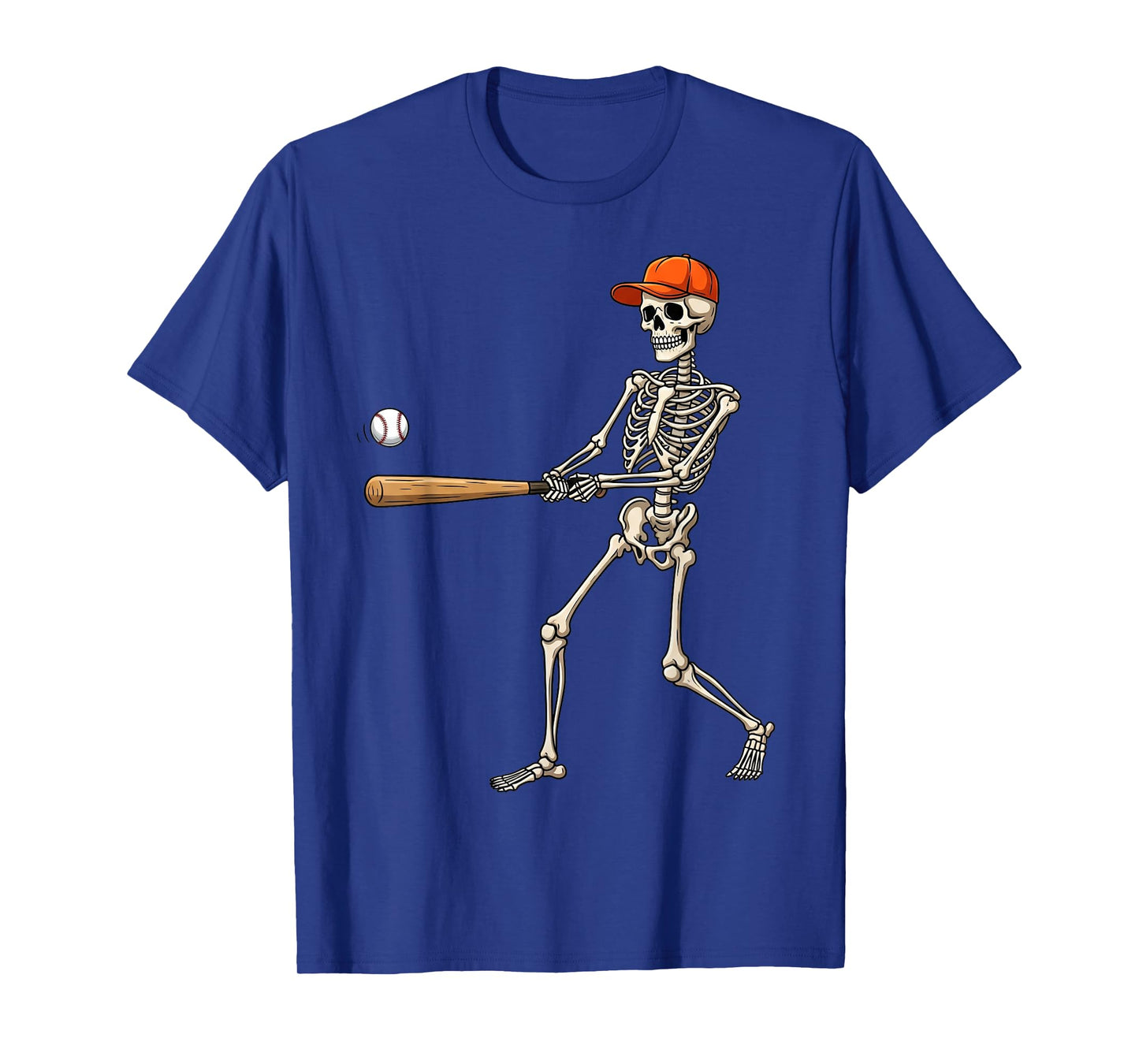Skeleton Baseball Halloween Costume Gifts for Men Women Kid T-Shirt
