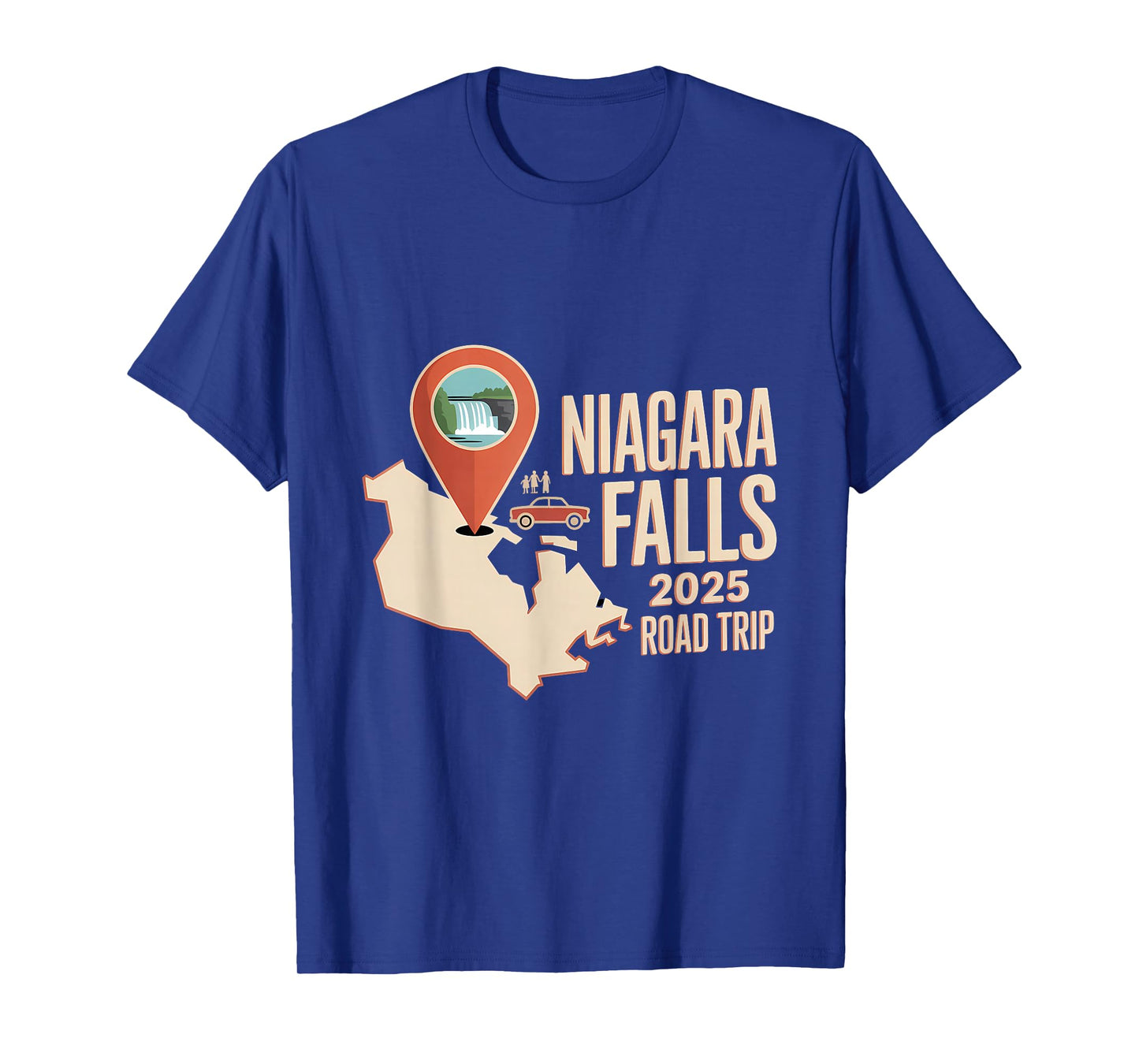 Niagara Falls 2025 Road Trip Traveler T-Shirt