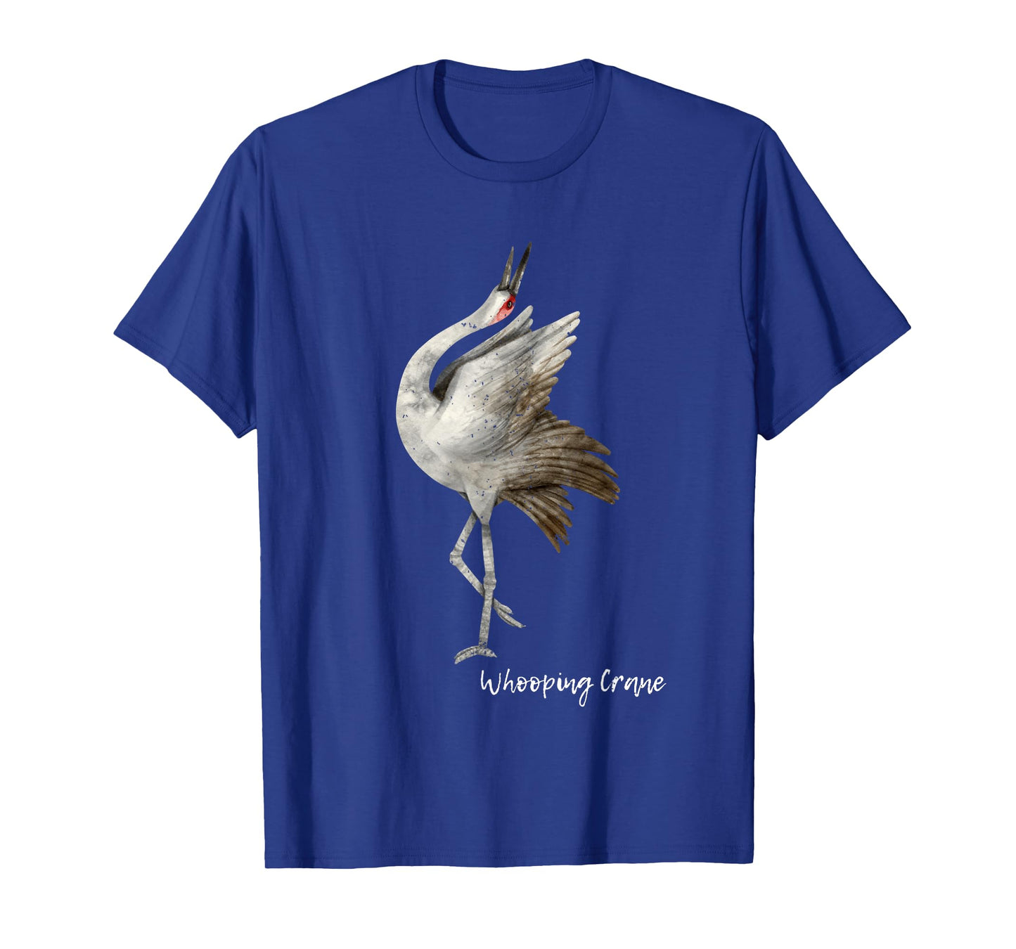 Whooping Crane Graphic Wildlife Bird Watching T-Shirt