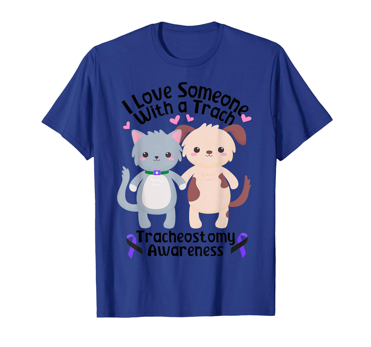 I Love Someone With a Trach Tracheostomy Awareness T-Shirt