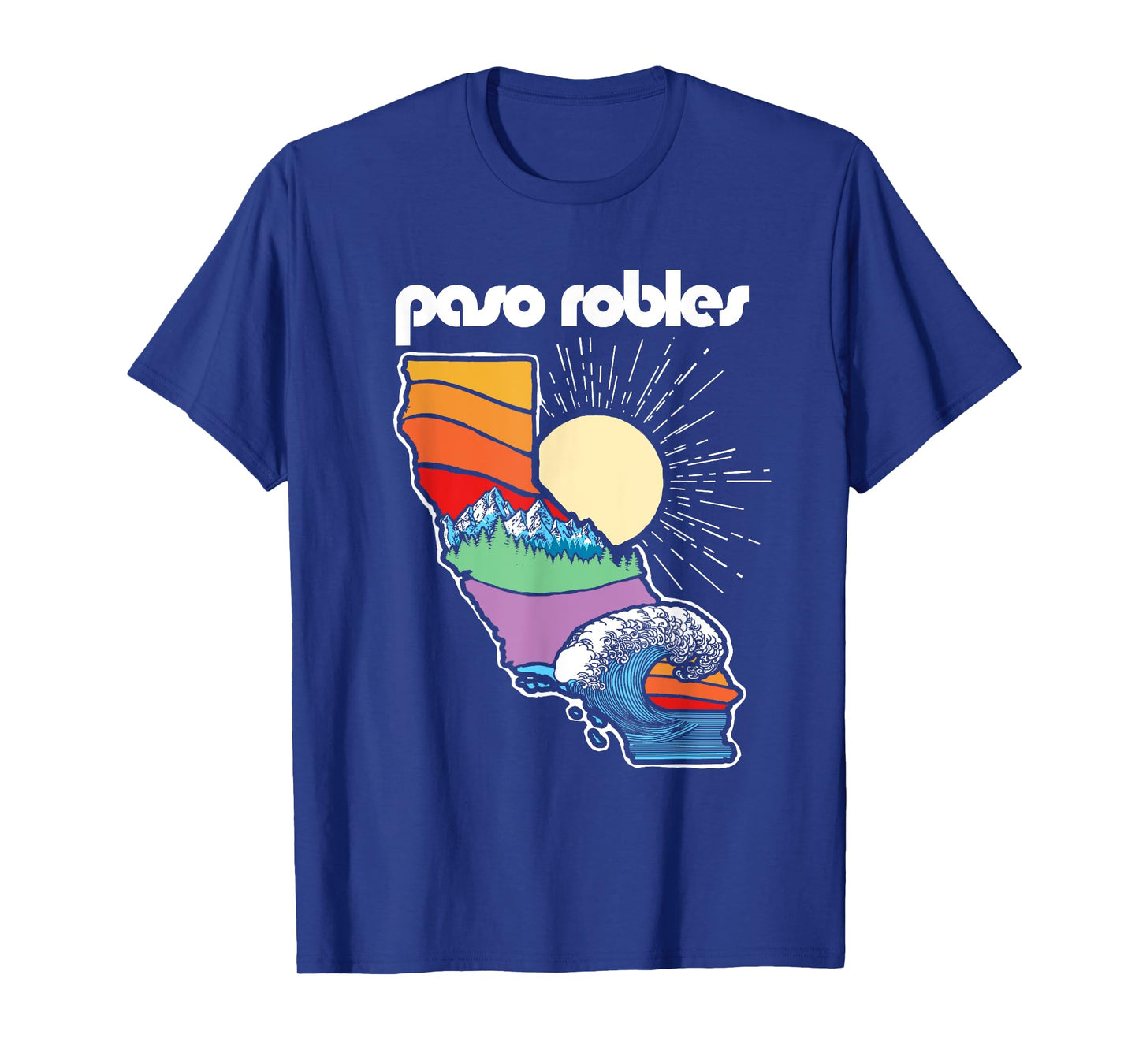 Paso Robles California Outdoors Retro Nature Graphic T-Shirt
