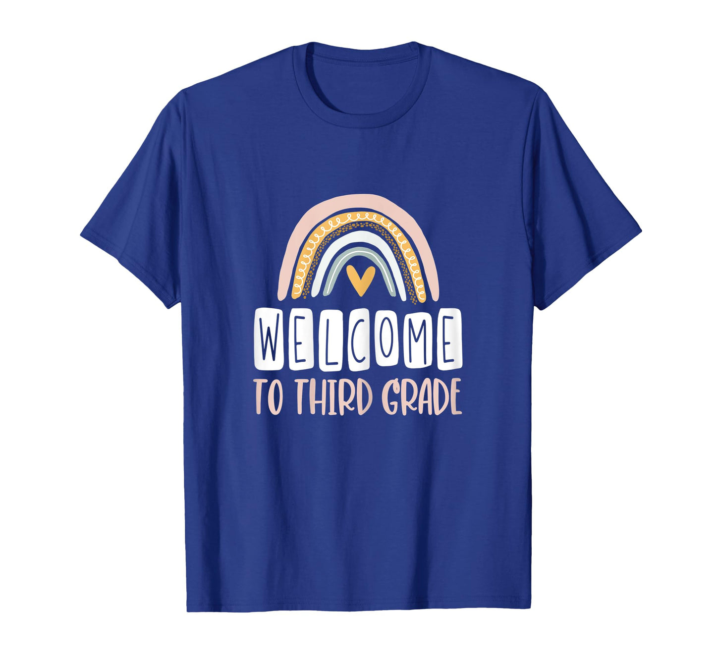 Womens Welcome to Third Grade Boho Rainbow Back to School 3rd Grade T-Shirt