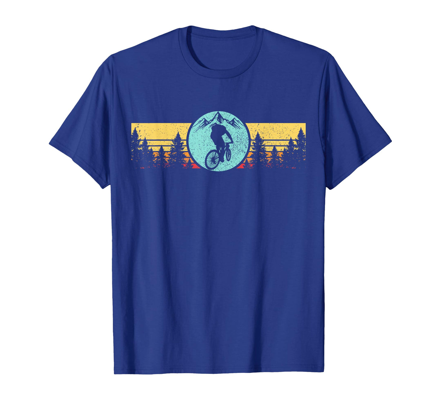 Mountain Bike Vintage Retro MTB Biking Cycling Nature T-Shirt