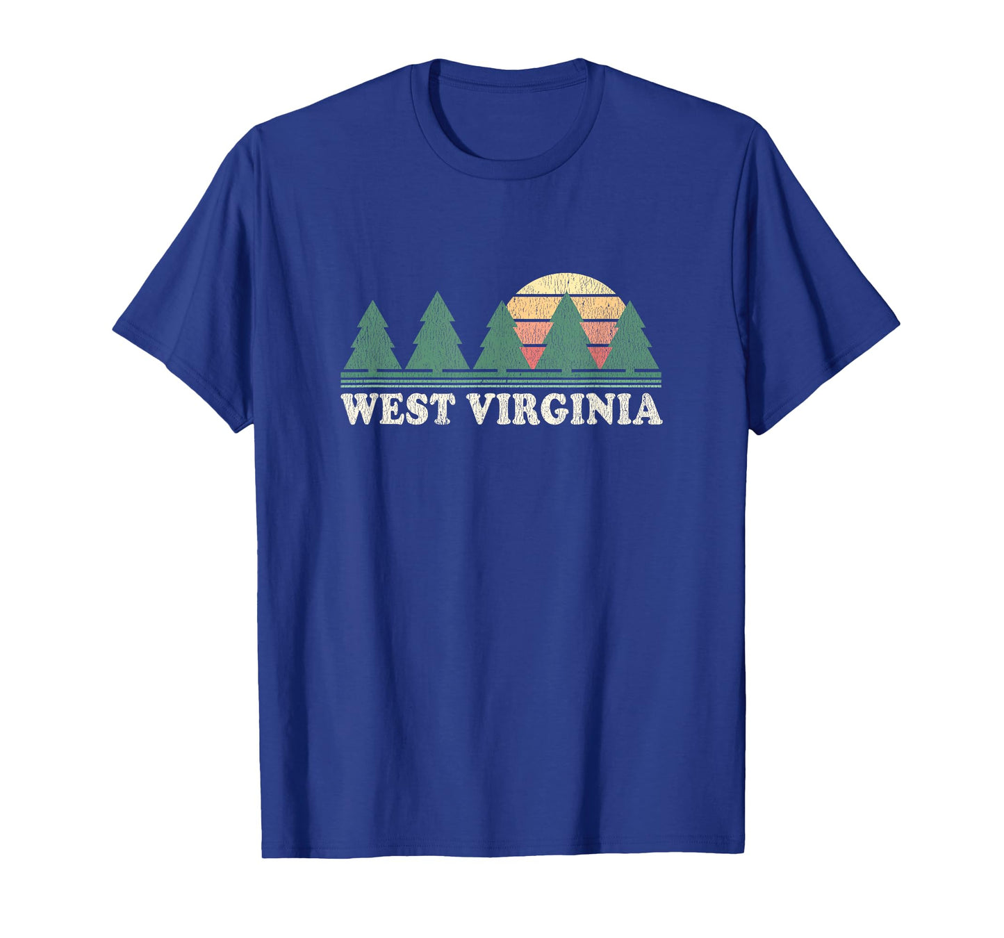 West Virginia WV T-Shirt Vintage Retro 70s Graphic Tee T-Shirt