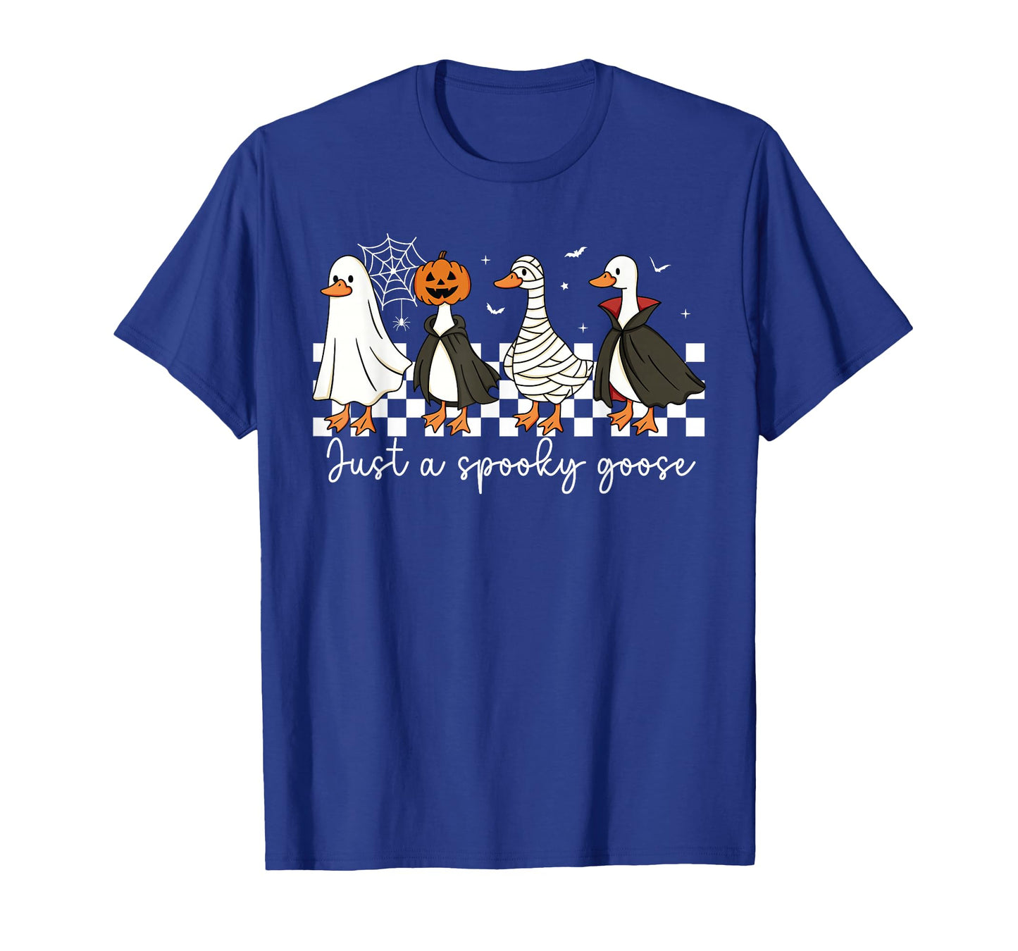 Just A Spooky Goose Halloween Silly Goose Funny Halloween T-Shirt