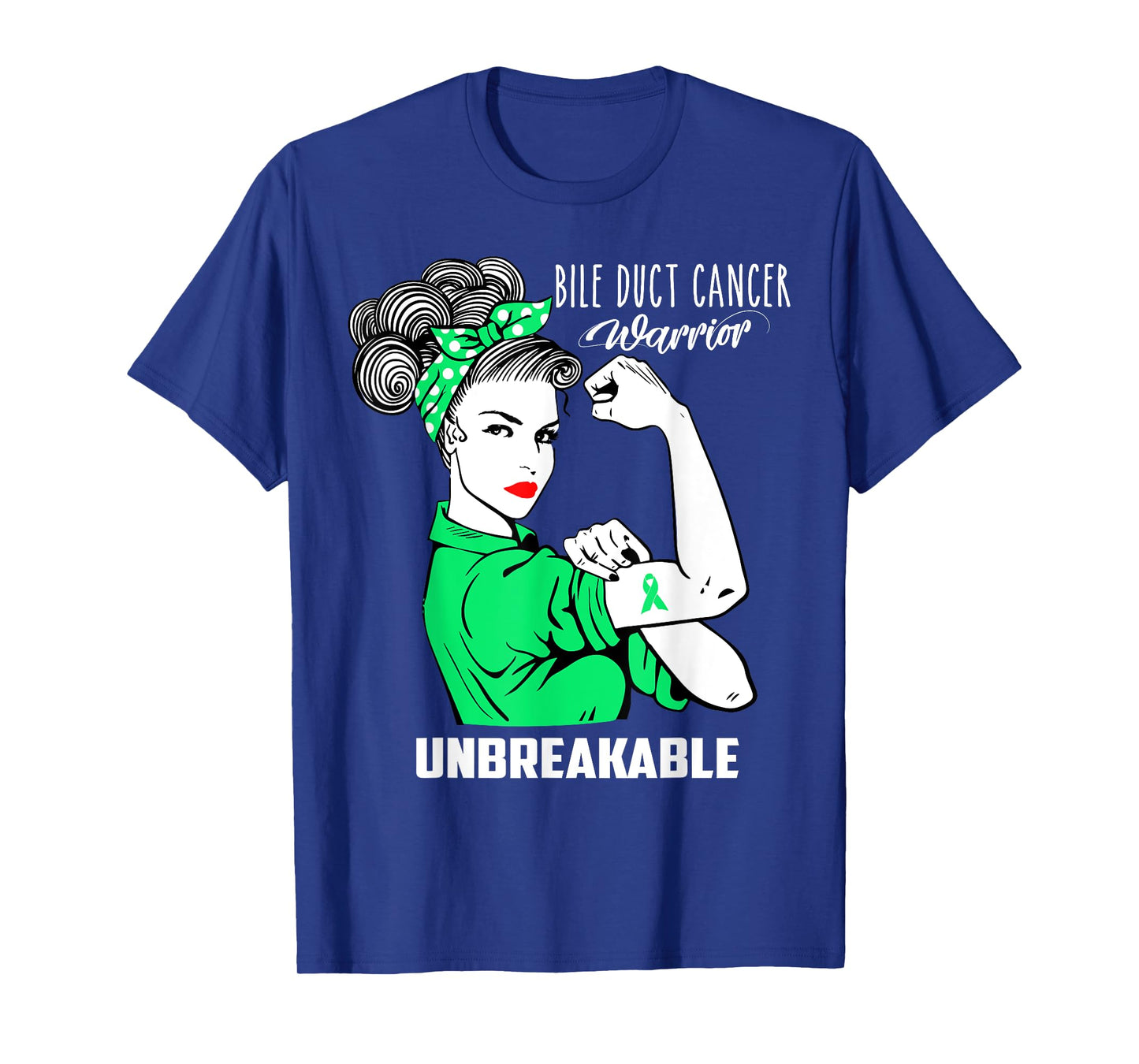 Bile Duct Cancer Warrior Unbreakable Shirt Cancer Awareness T-Shirt