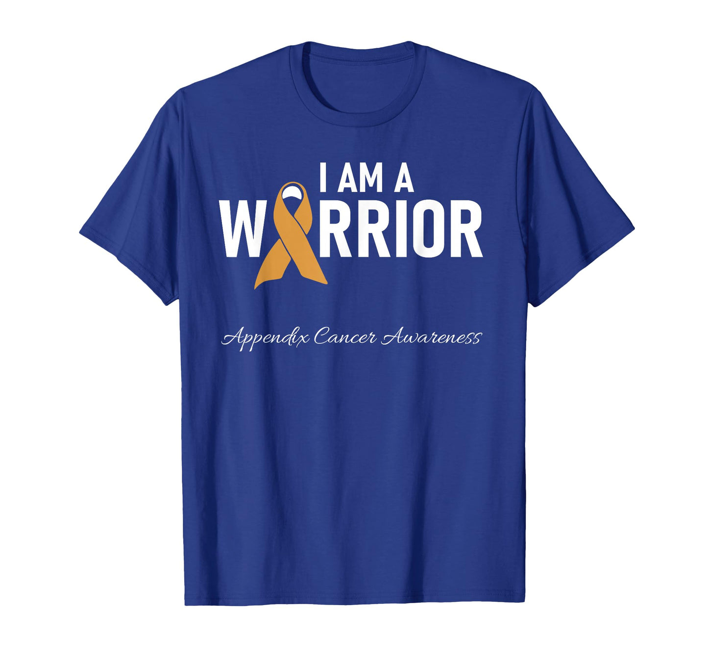 Appendix Cancer Awareness Survivor Ribbon Men Women T-Shirt