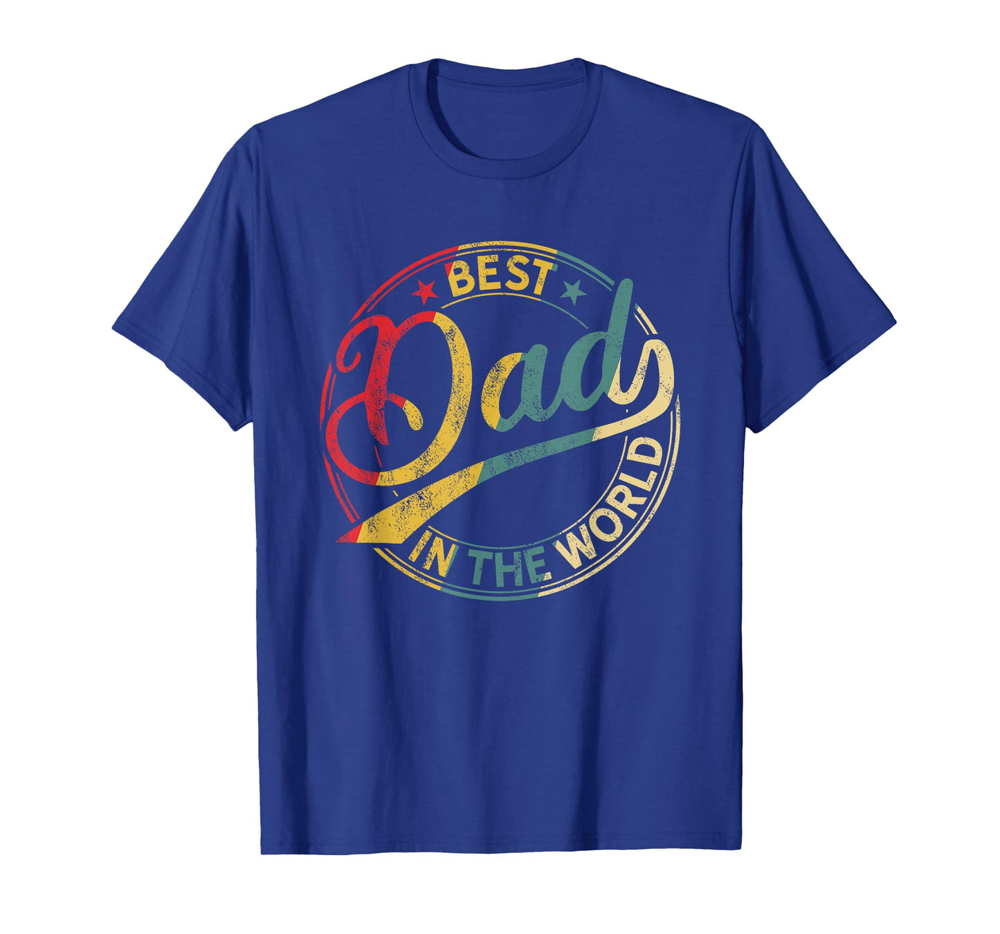 Best Dad in the World Father's Day Vintage Dad T-Shirt