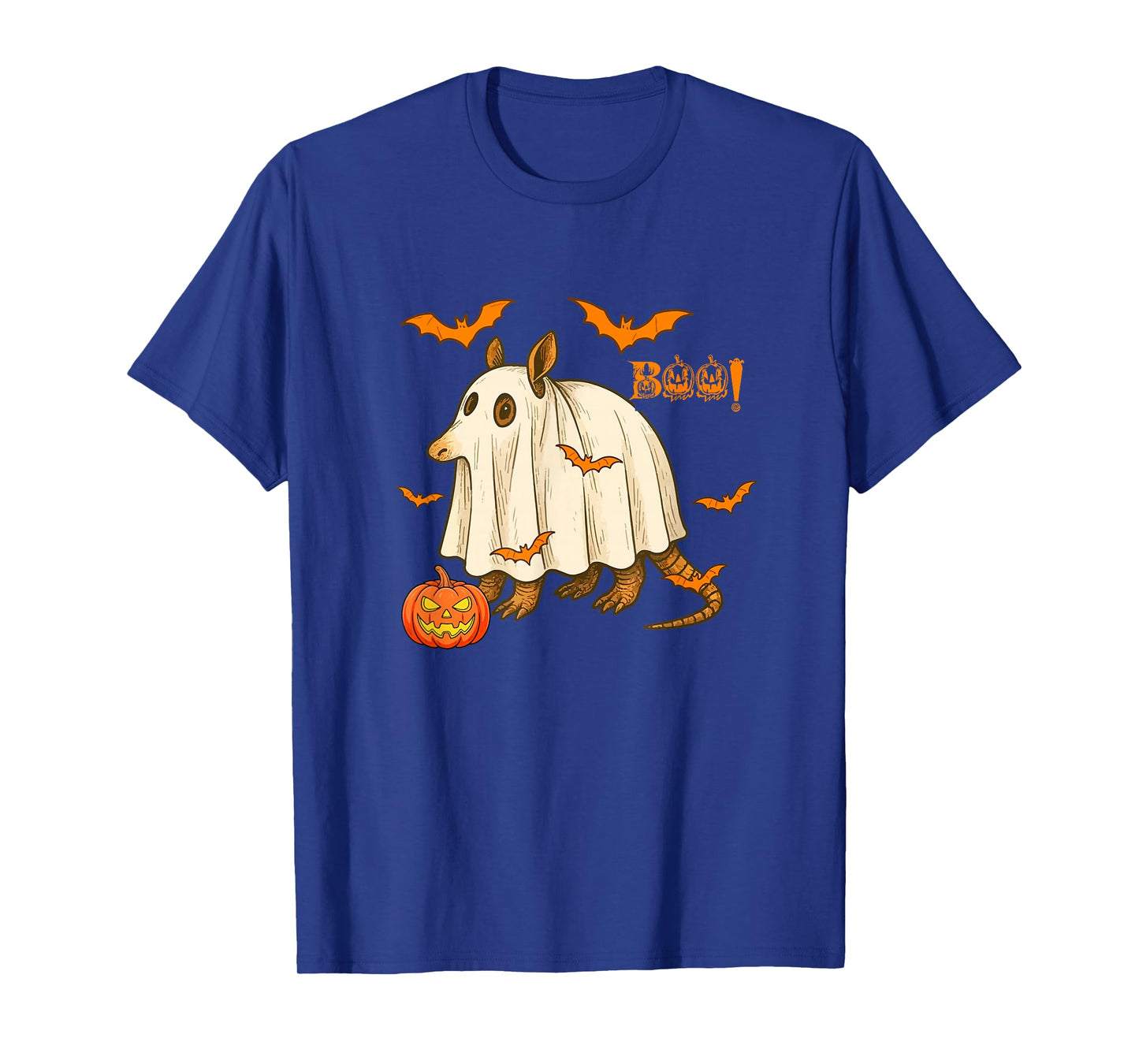 Boo Halloween Armadillo Cosplay Ghost Costume Animal Lover T-Shirt