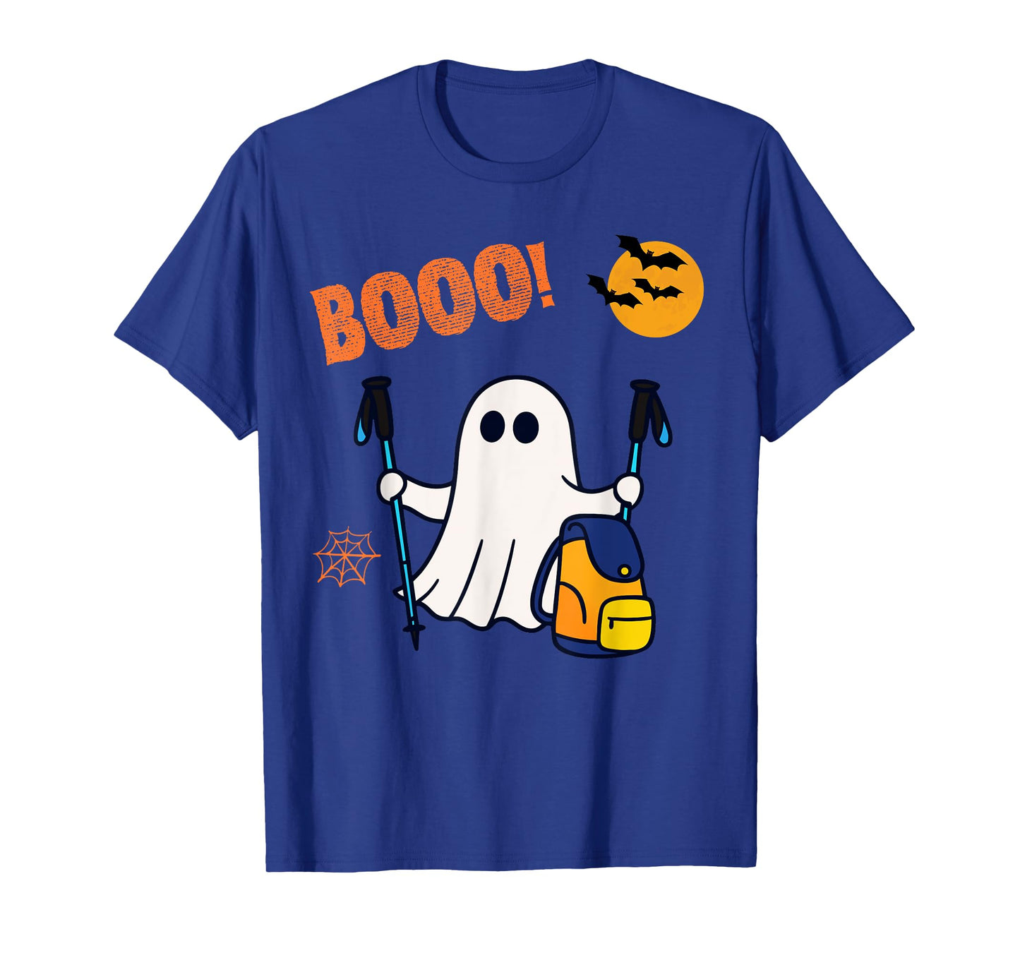 Vintage Halloween Skeleton Hiking Funny Spooky Costume T-Shirt