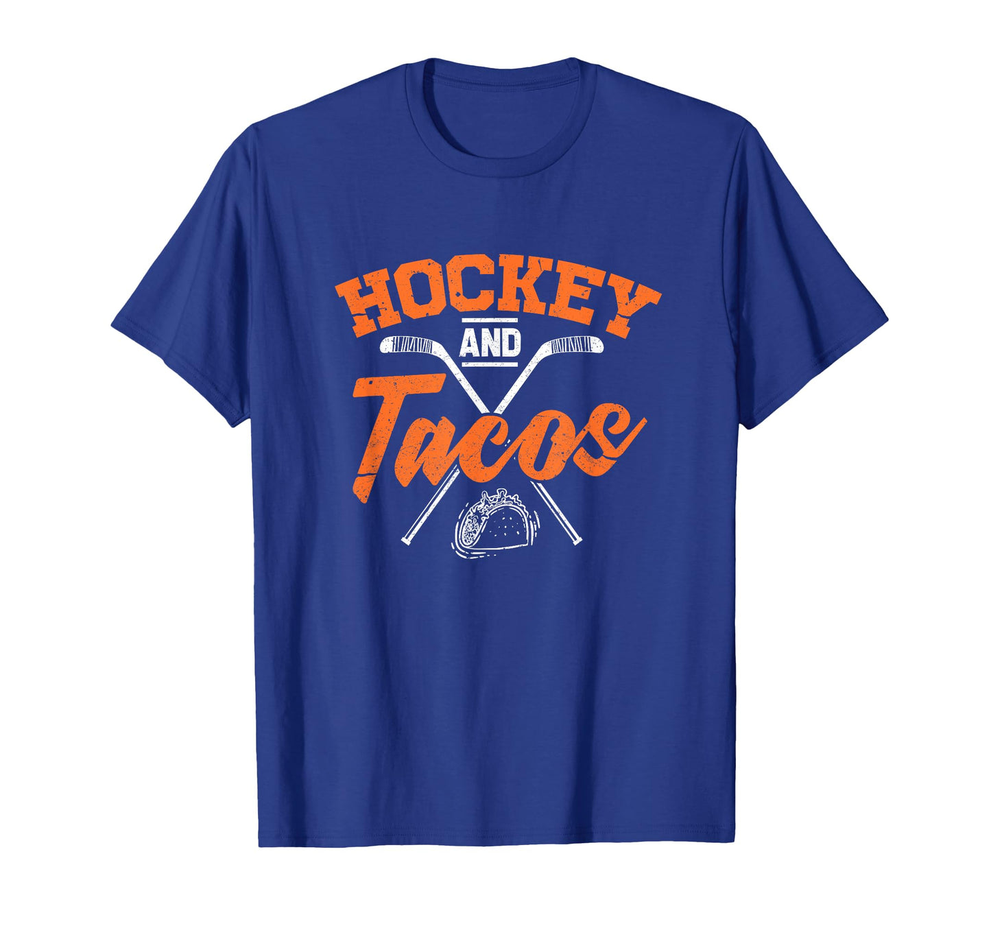 Hockey And Tacos Funny Ice Hockey Player Gift T-Shirt