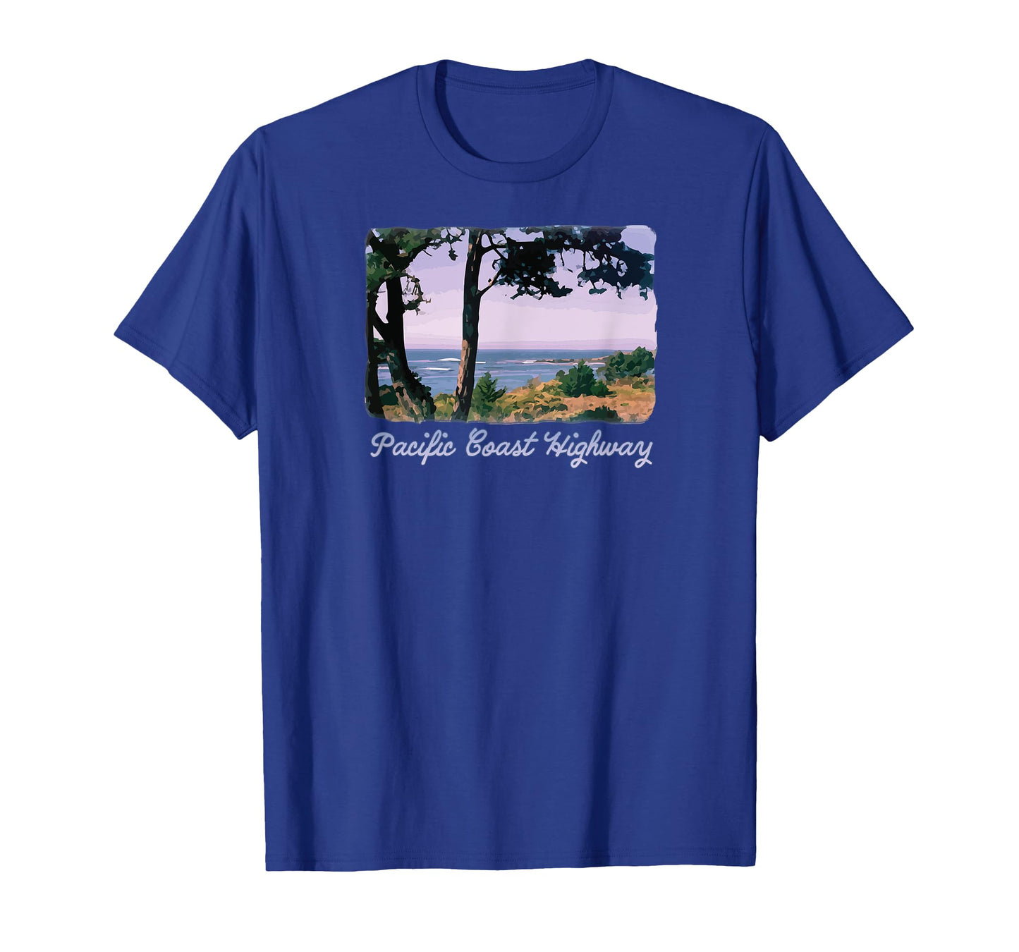 Pacific Coast Highway ocean beach scenic t-shirt T-Shirt